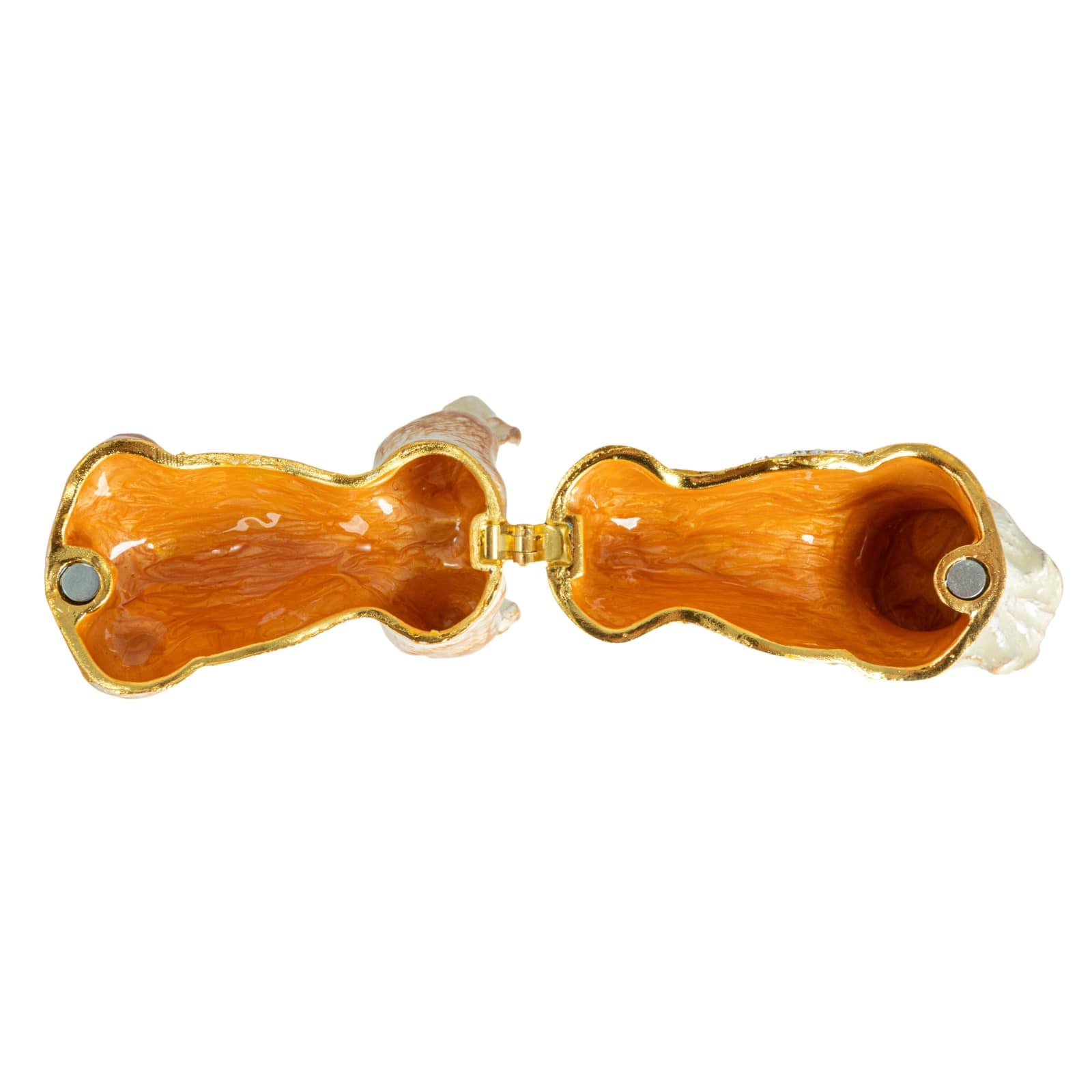 Hello Honey&#xAE; 3&#x22; Multicolor French Bulldog Jeweled Trinket Box