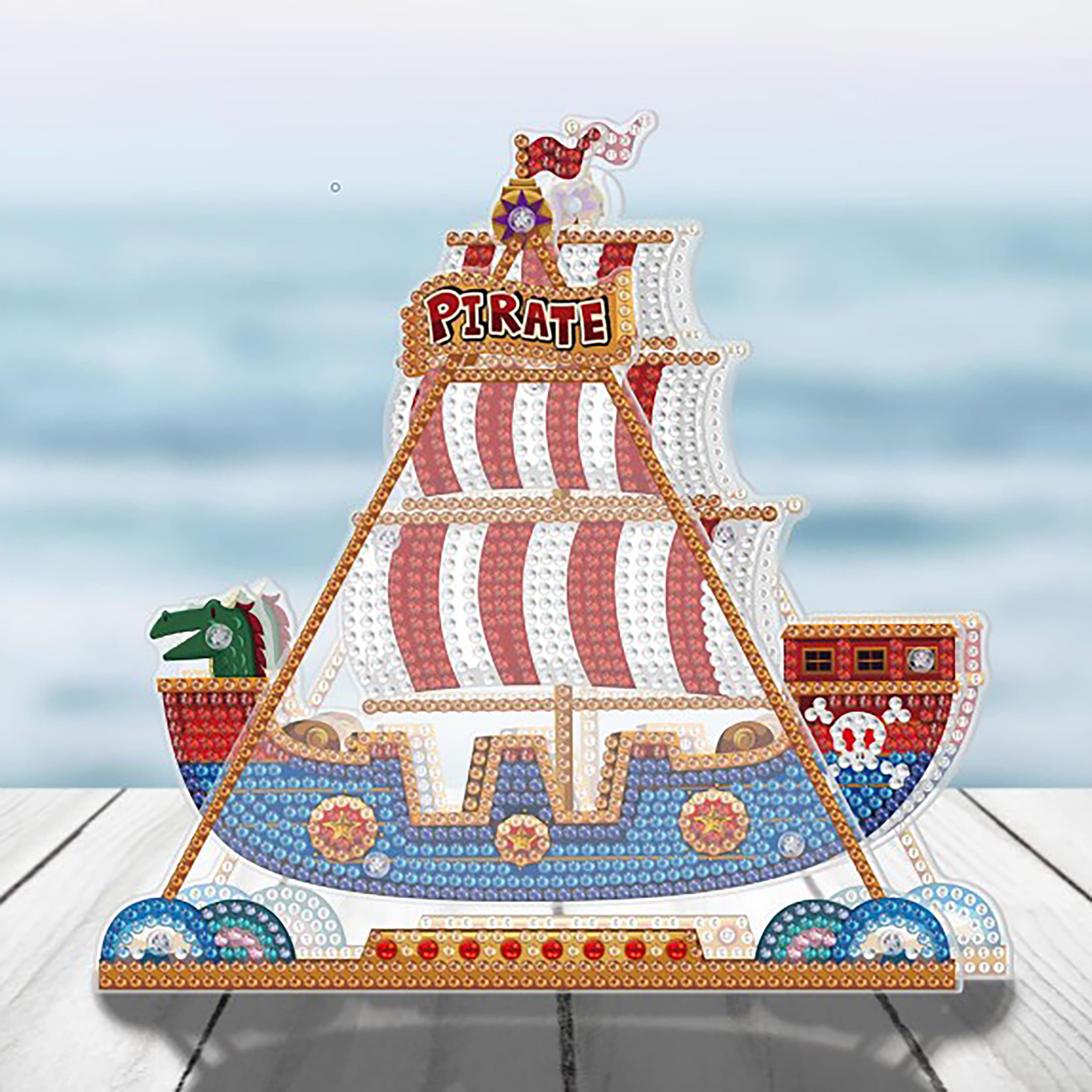 Sparkly Selections Pirate Ship Ferris Wheel 3D Decoration Diamond Painting