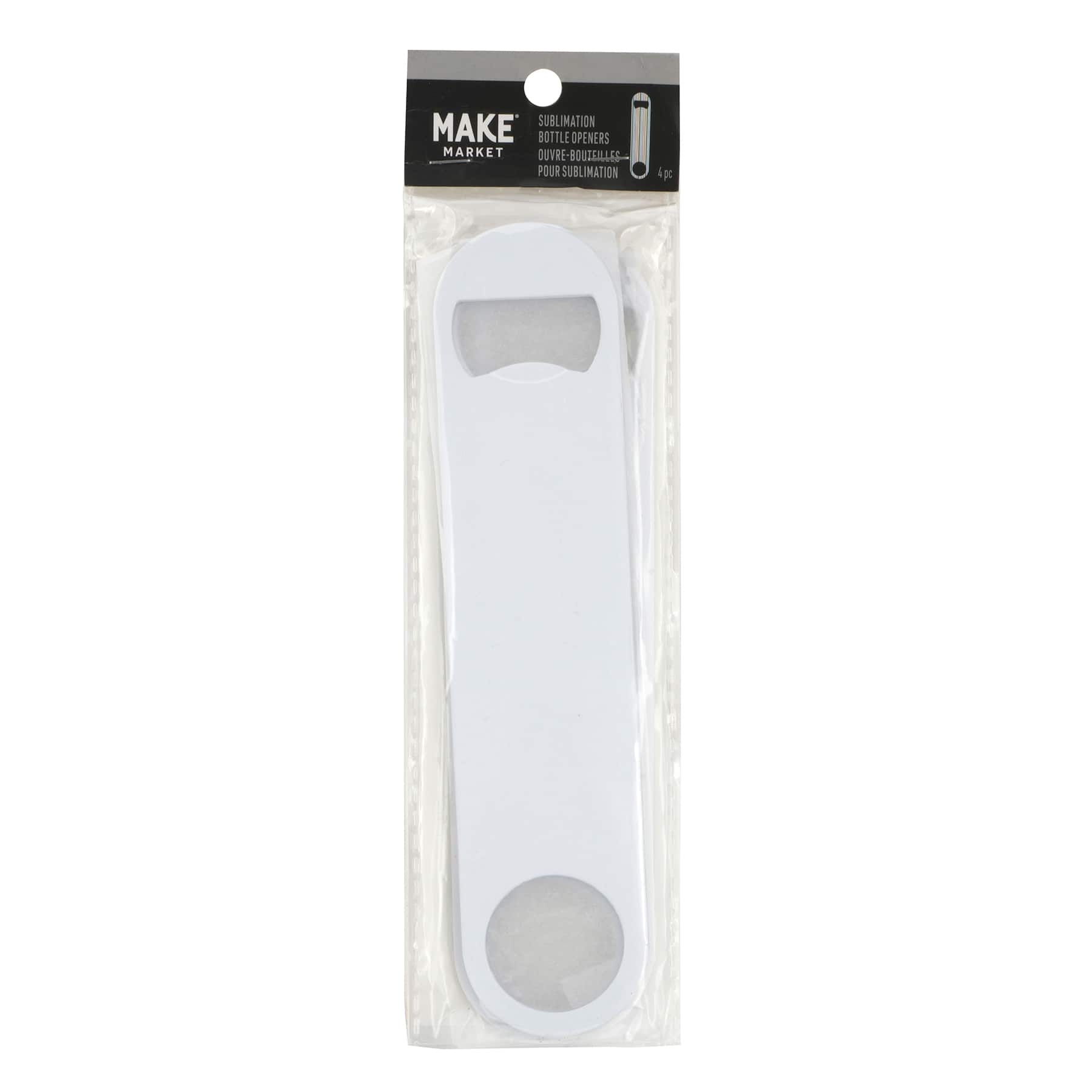 12 Packs: 4 ct. (48 total) Sublimation Bottle Openers by Make Market®
