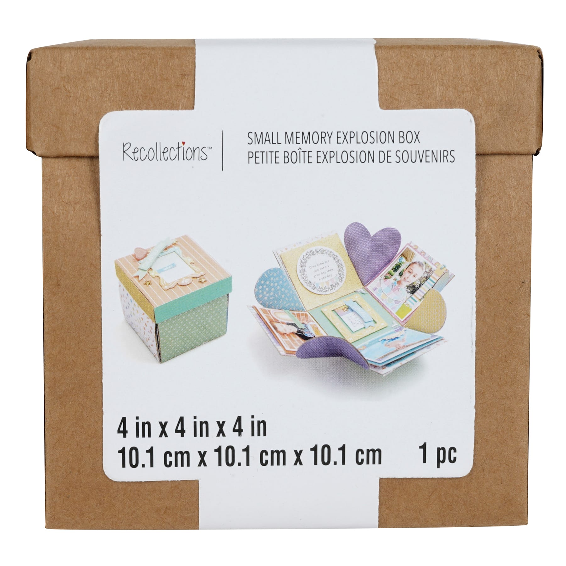 4&#x22; Kraft Memory Explosion Box by Recollections&#x2122;