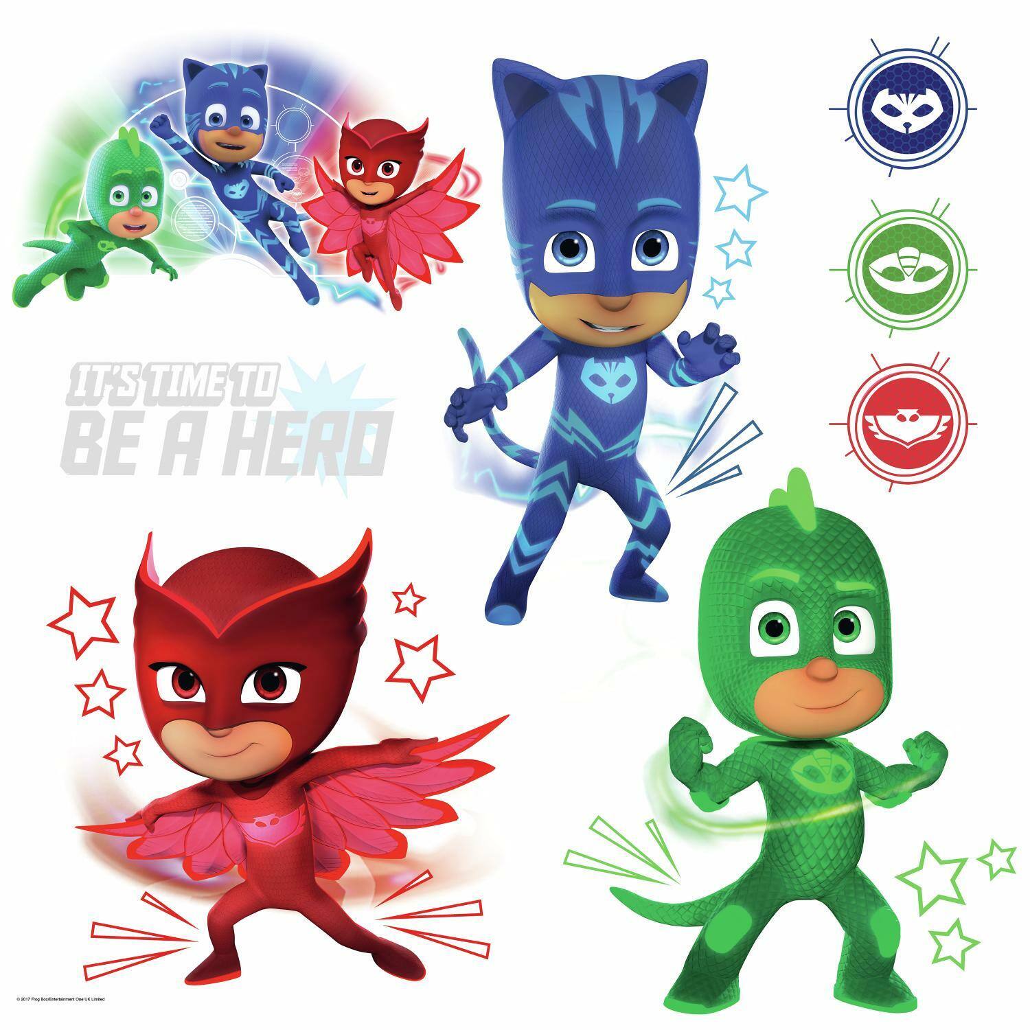 RoomMates PJ Masks Peel & Stick Wall Decals