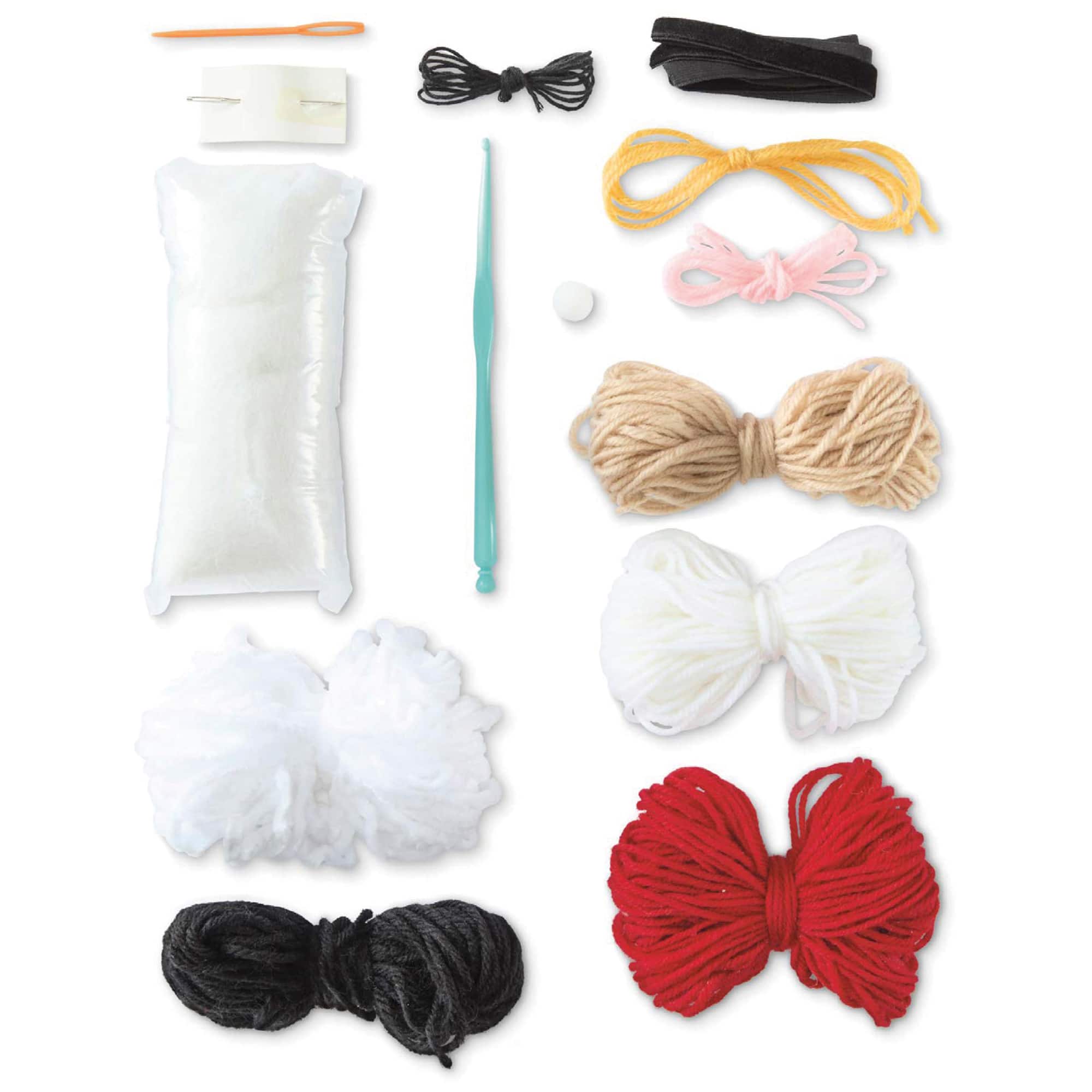 Intermediate Santa Amigurumi Crochet Ornament Kit by Loops &#x26; Threads&#xAE;
