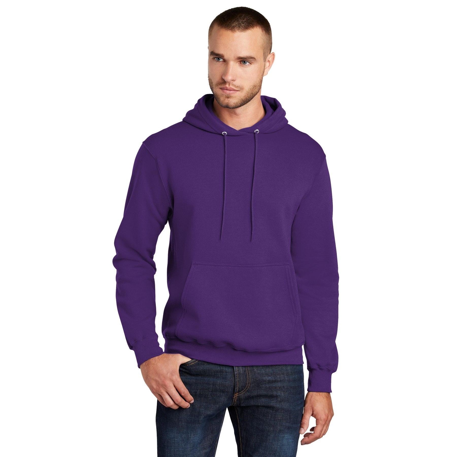 Port & Company® Darks Core Fleece Pullover Hooded Sweatshirt
