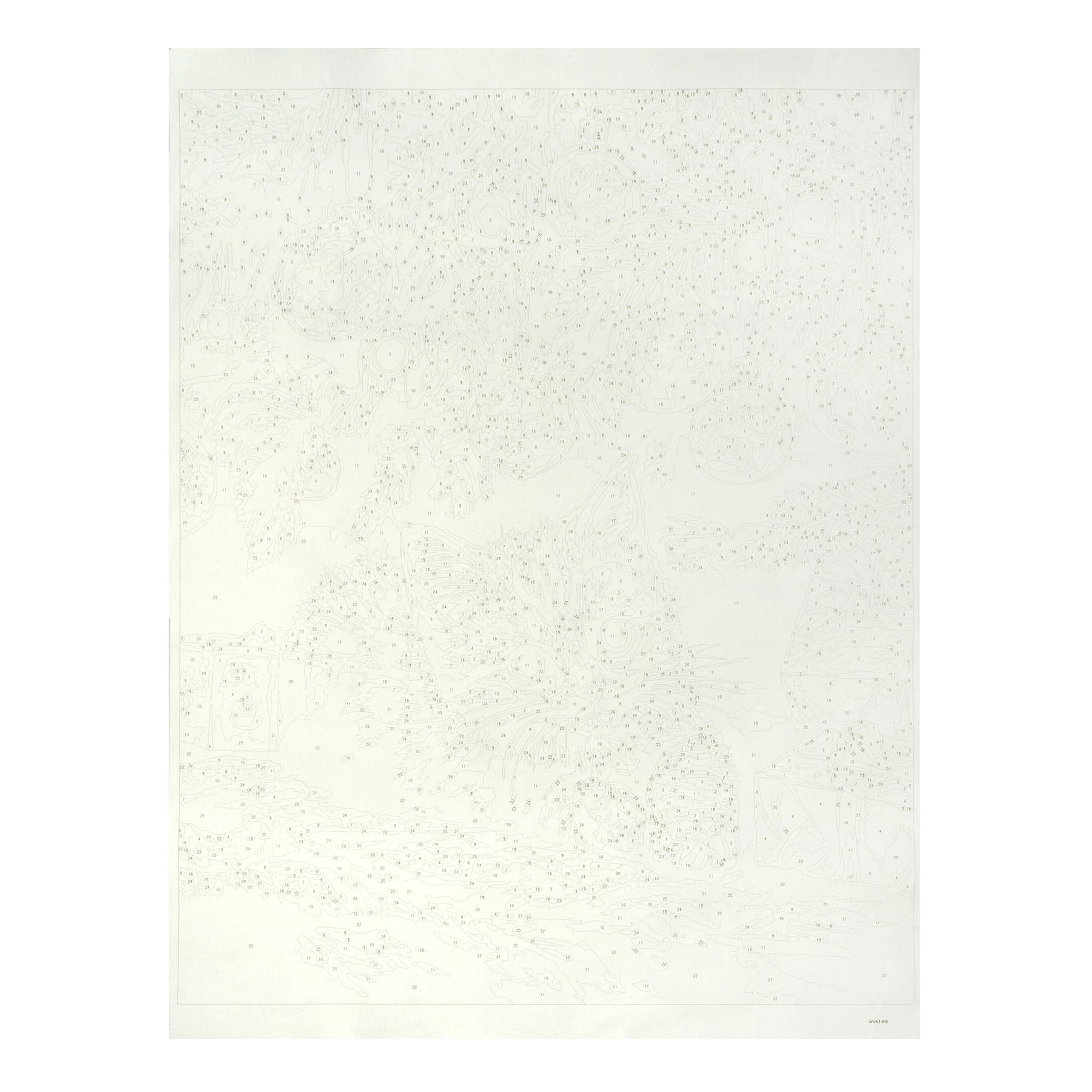 16" x 20" Kitten & Christmas Tree Paint-by-Number Kit by Artist's Loft™