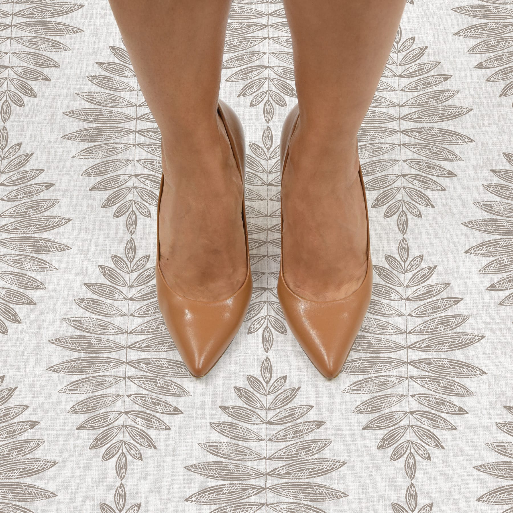FloorPops Foliage Peel &#x26; Stick Floor Tiles