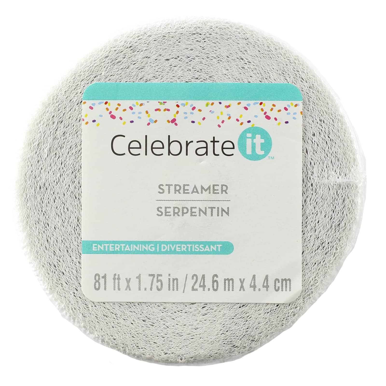 12 Pack: 81ft. White Crepe Streamer by Celebrate It&#x2122;