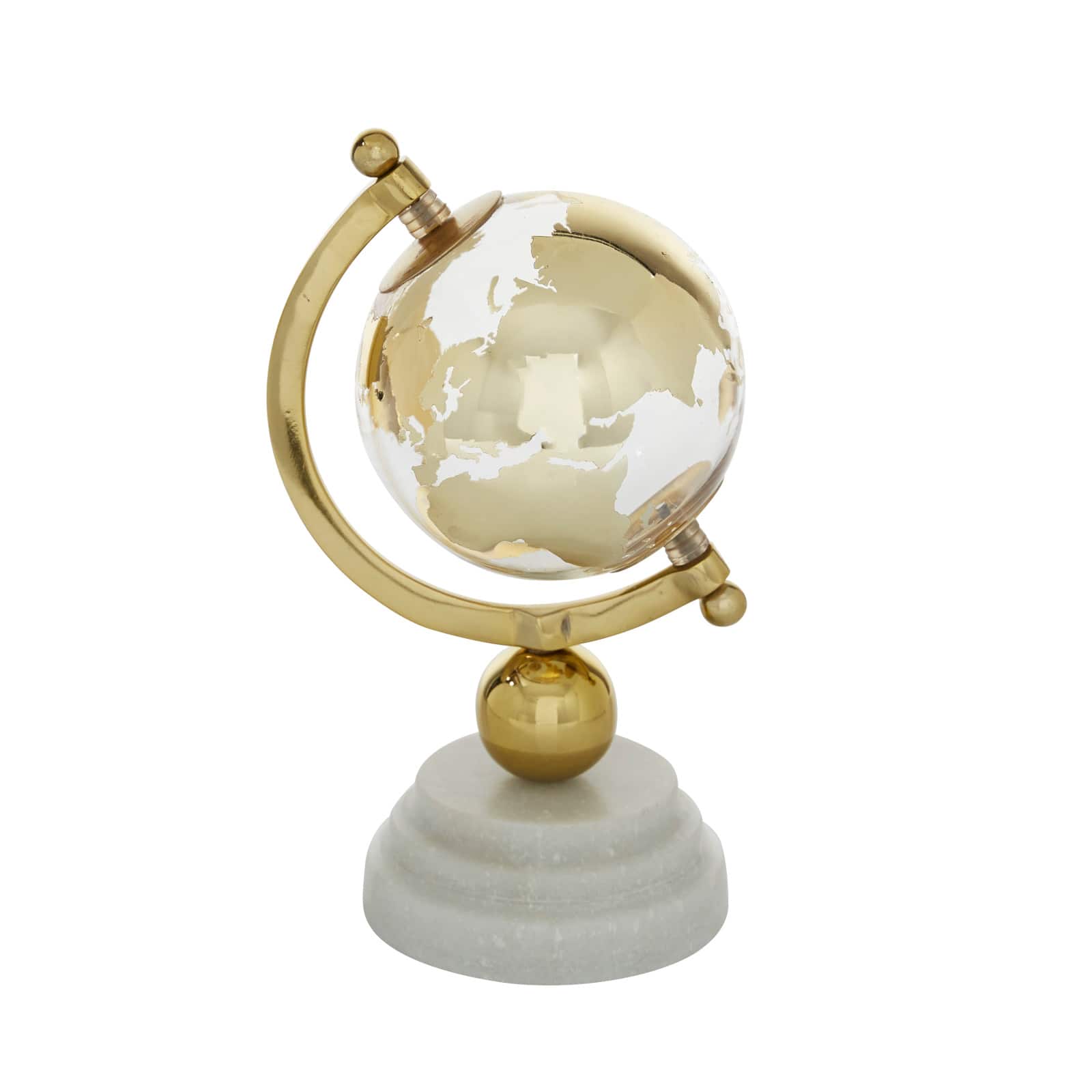 11&#x22; Gold Ceramic Glam Globe