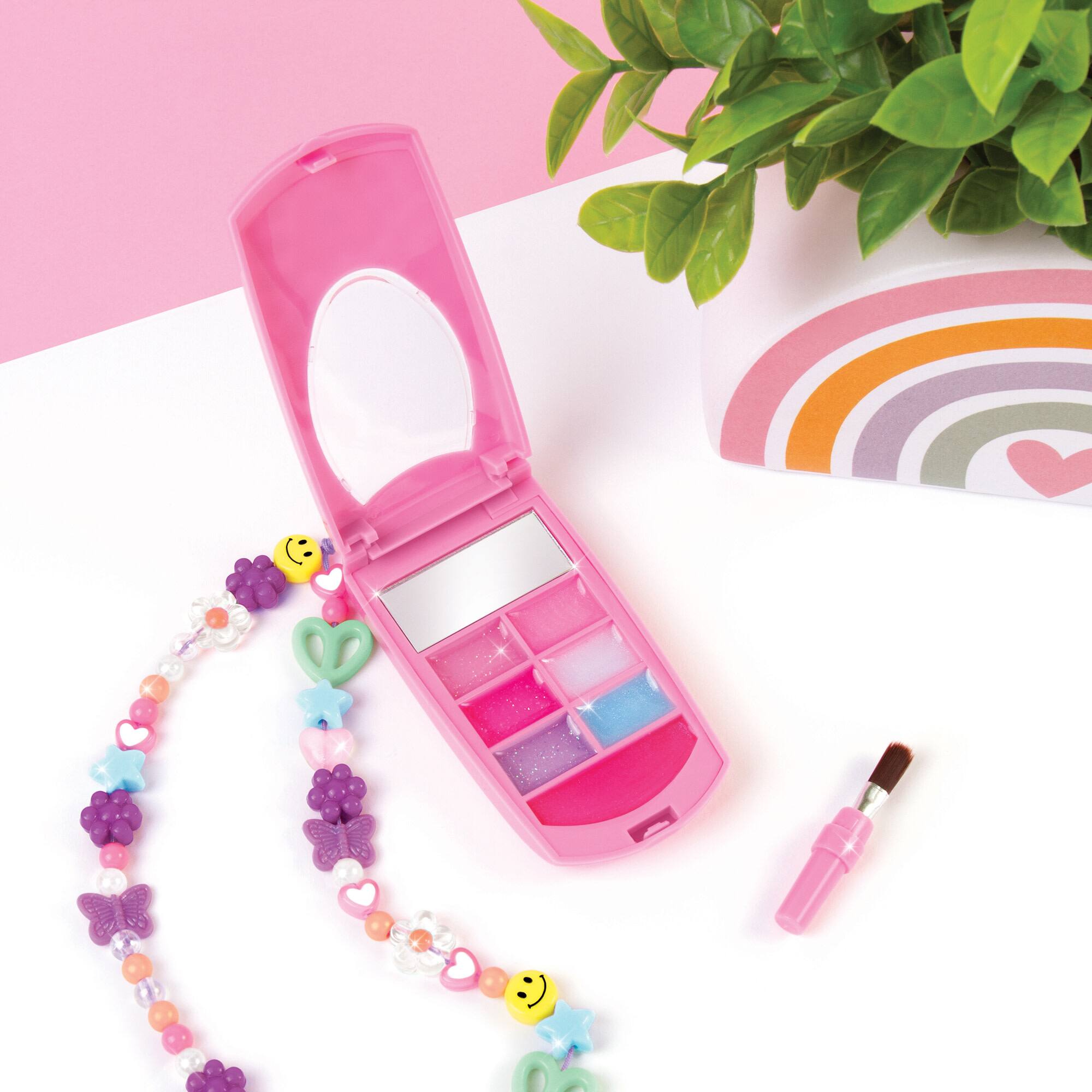 Make It Real™ Flip Phone Lip Gloss Set & DIY Lanyard