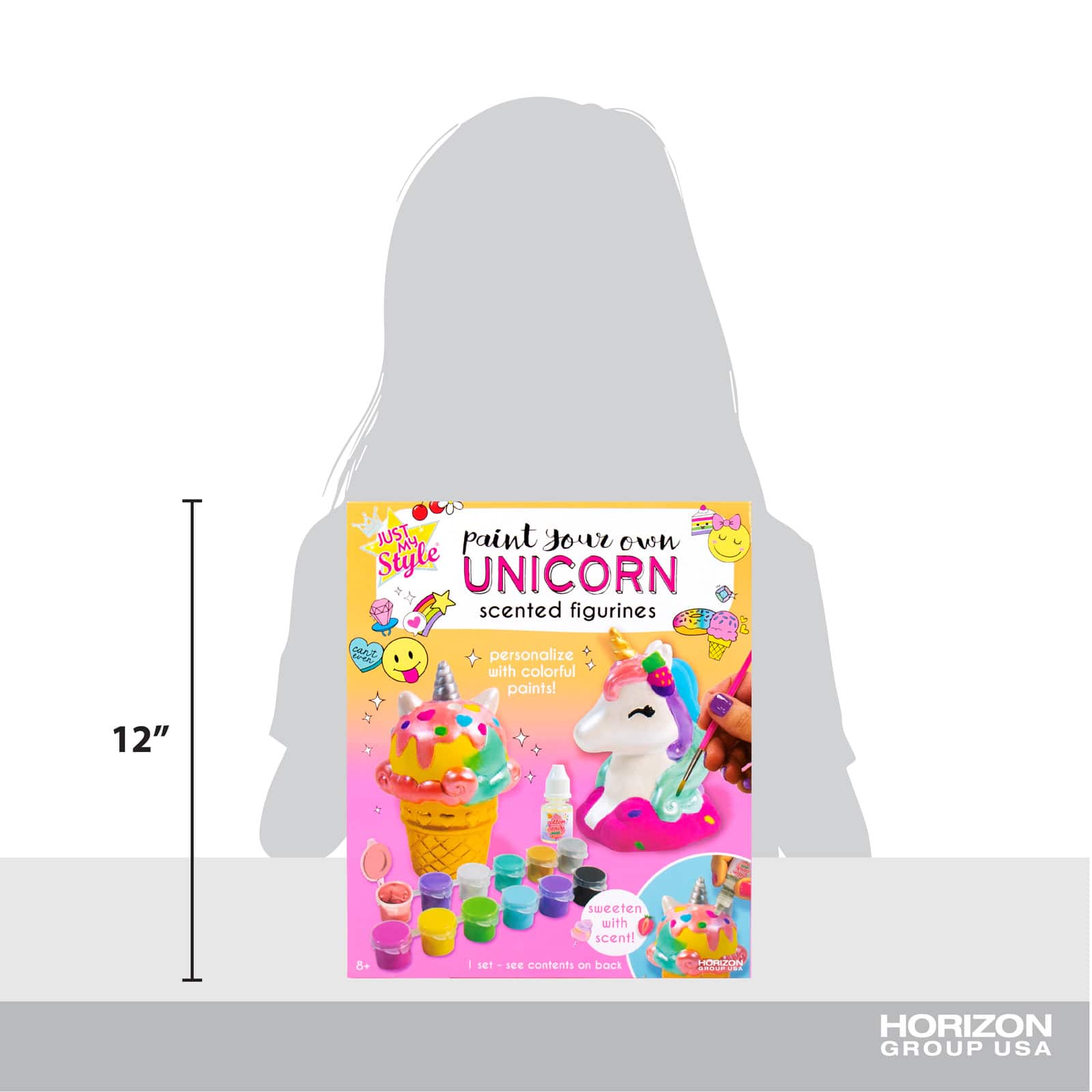 Just My Style&#xAE; Paint Your Own Scented Unicorn Figurines