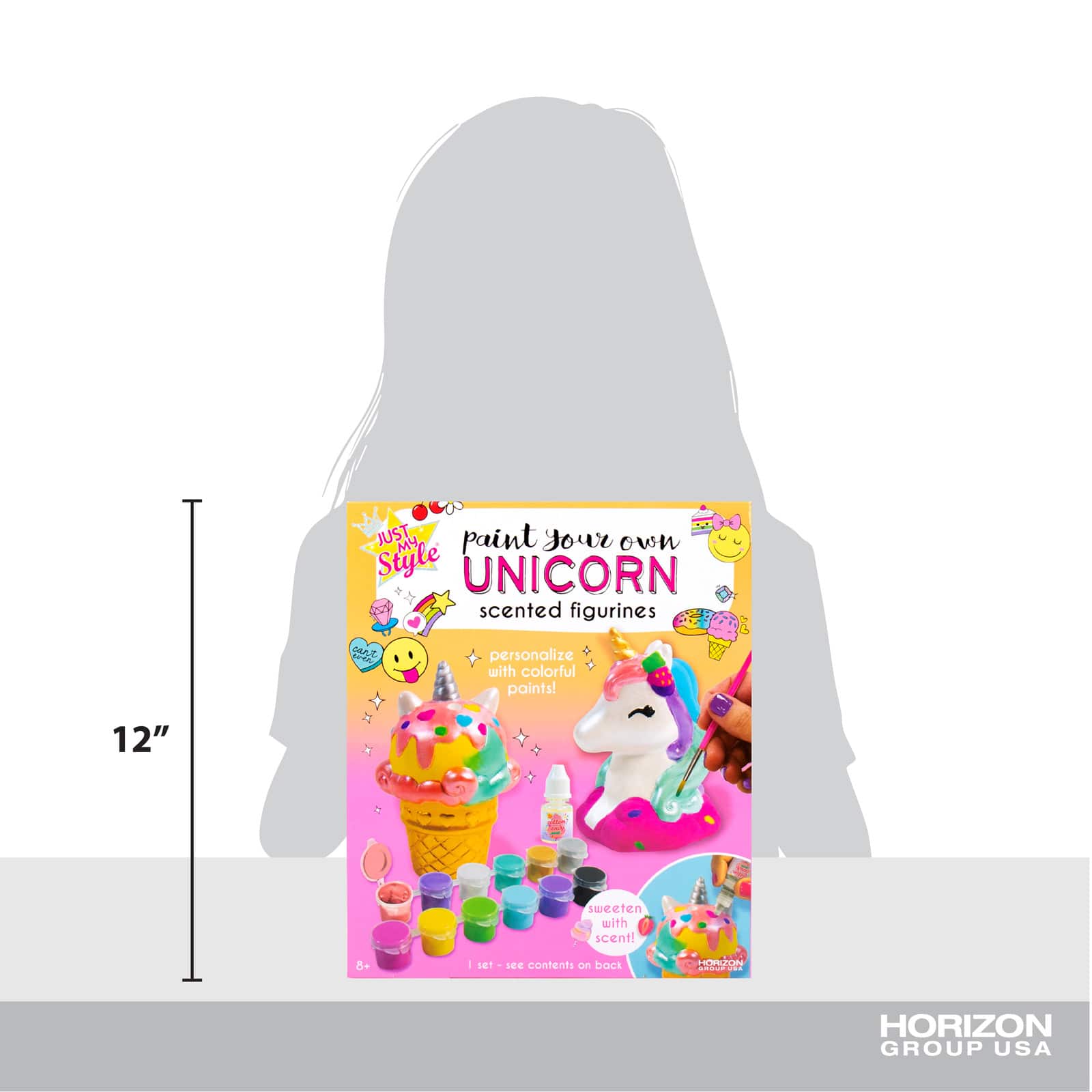 Just My Style® Paint Your Own Scented Unicorn Figurines