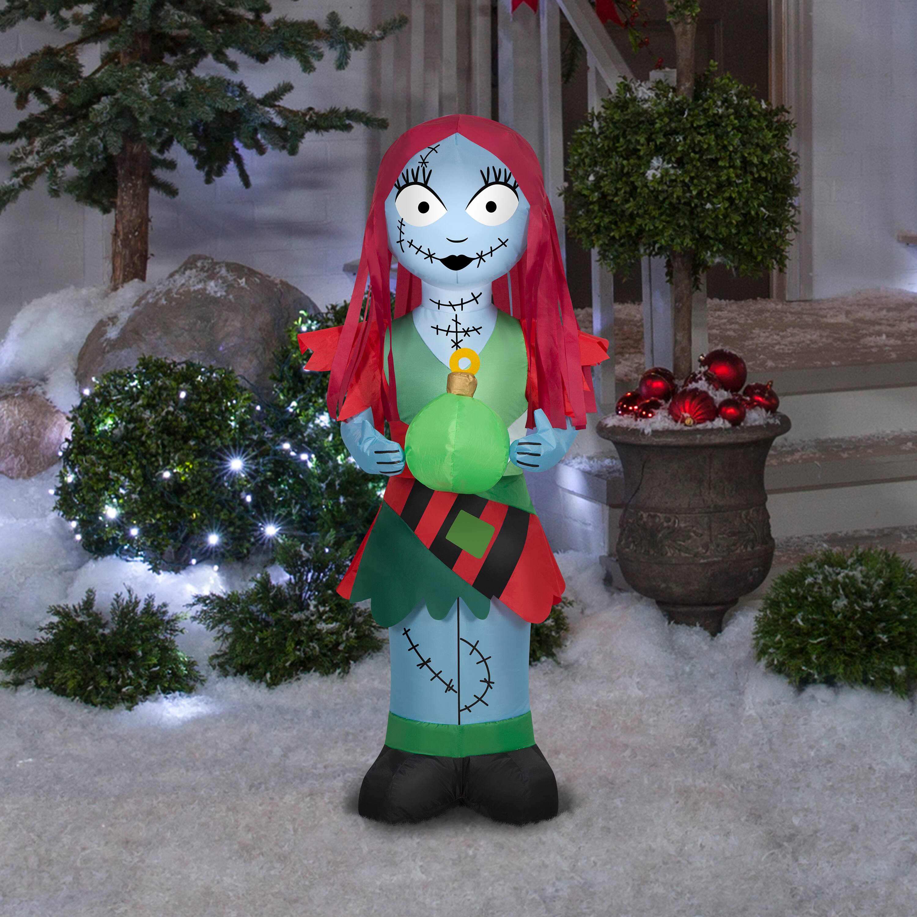 3.5ft. Airblown&#xAE; Inflatable Christmas Sally in Holiday Outfit