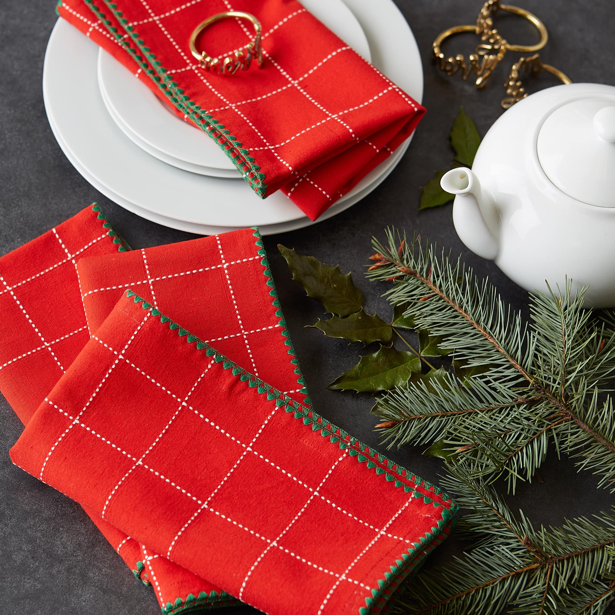 DII® Joyful Snowflakes Jacquard Napkins, 6ct.