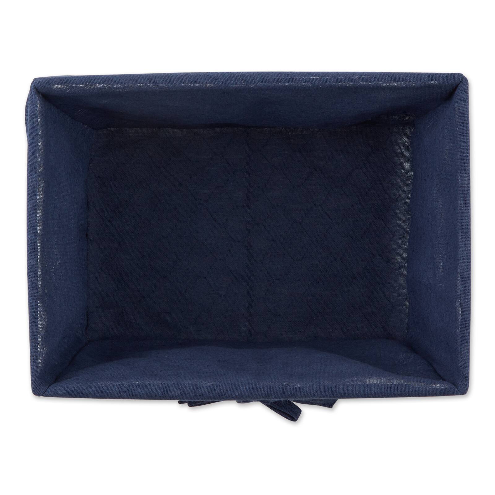 DII® Medium Rustic Bronze Chicken Wire Baskets with French Blue Liners, 2ct.