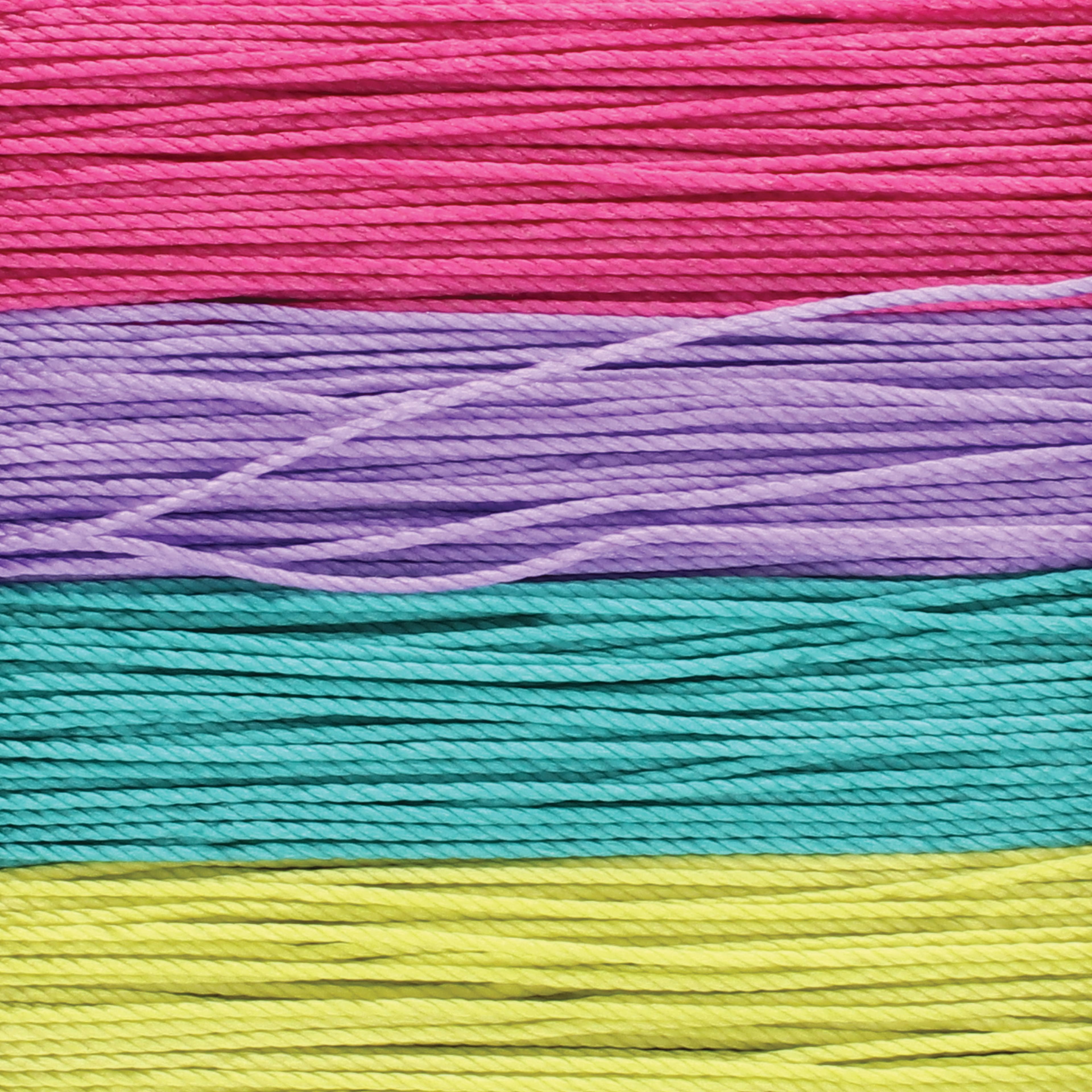 12 Packs: 4 ct. (48 total) The Beadsmith® S-Lon® 0.5mm Mixed Color Bead Cords