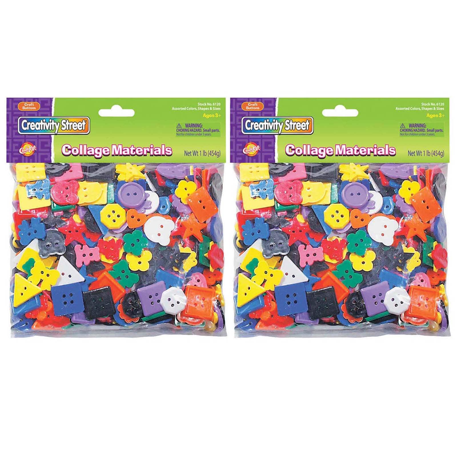 Pack of 100g - Mixed Sizes of Various Shaped Mixed Buttons for