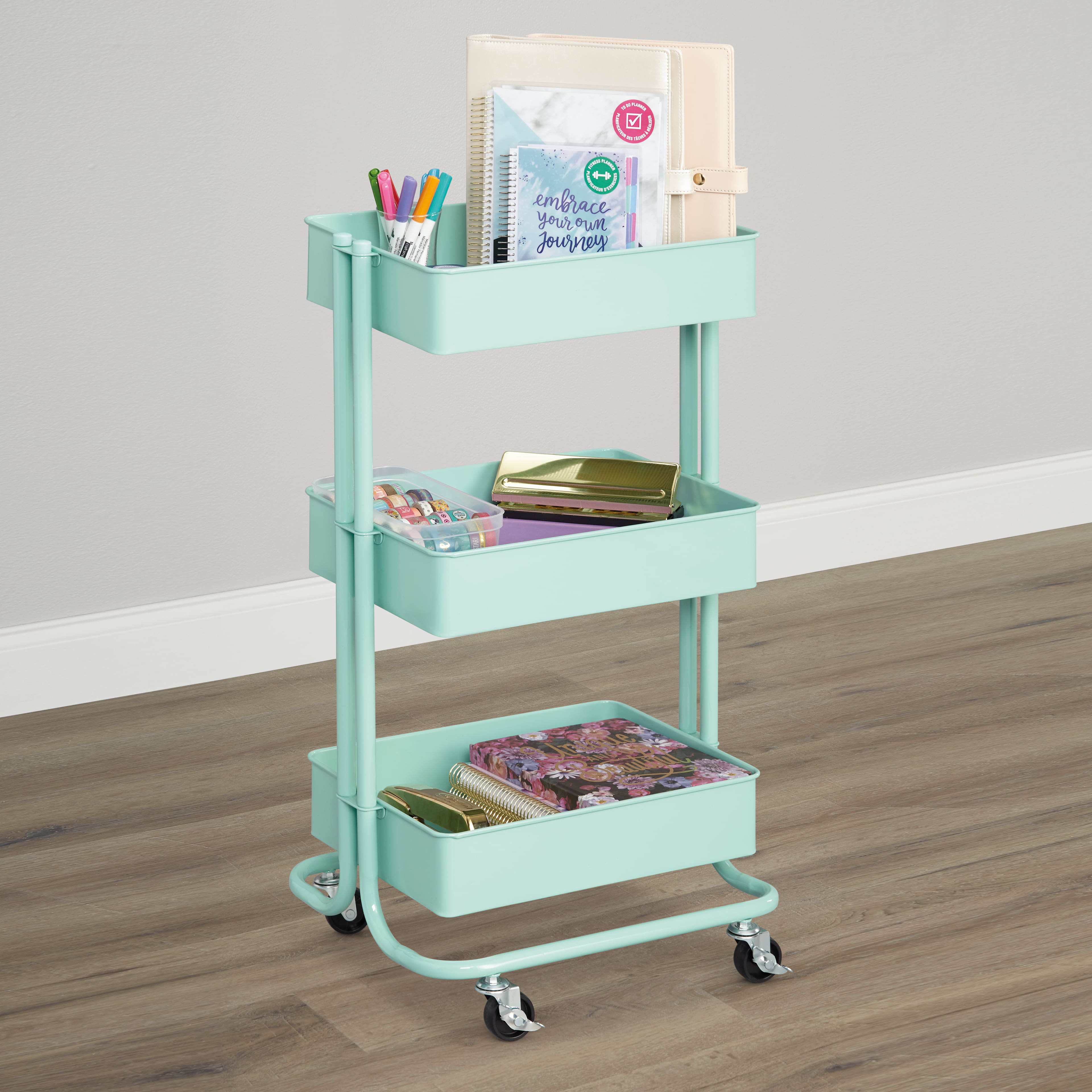 Lexington 3-Tier Rolling Cart by Simply Tidy®