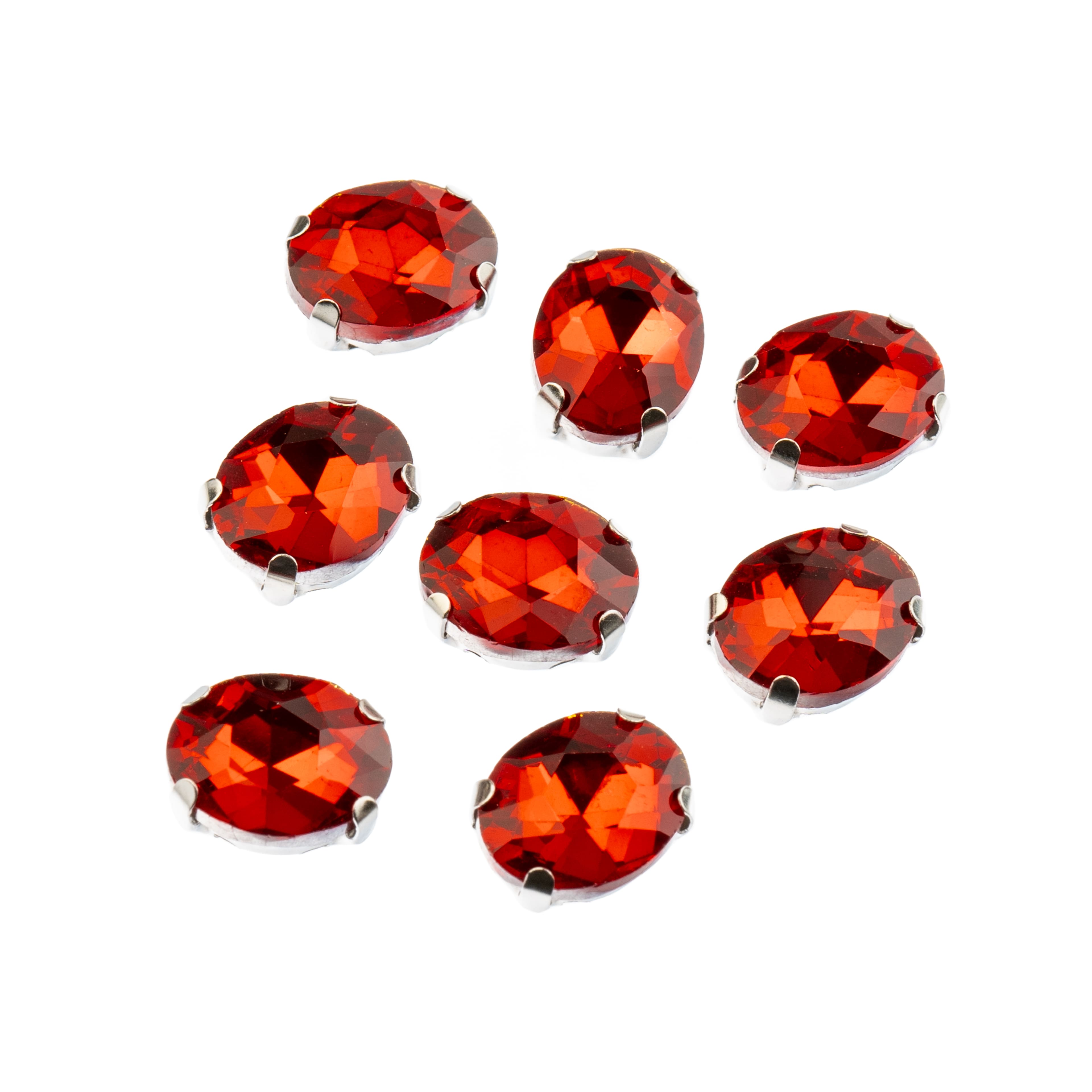 John Bead Crystal Lane 10mm Sew-On Rhinestones, 8ct.