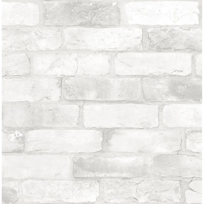 NuWallpaper Loft White Brick Peel & Stick Wallpaper | Michaels