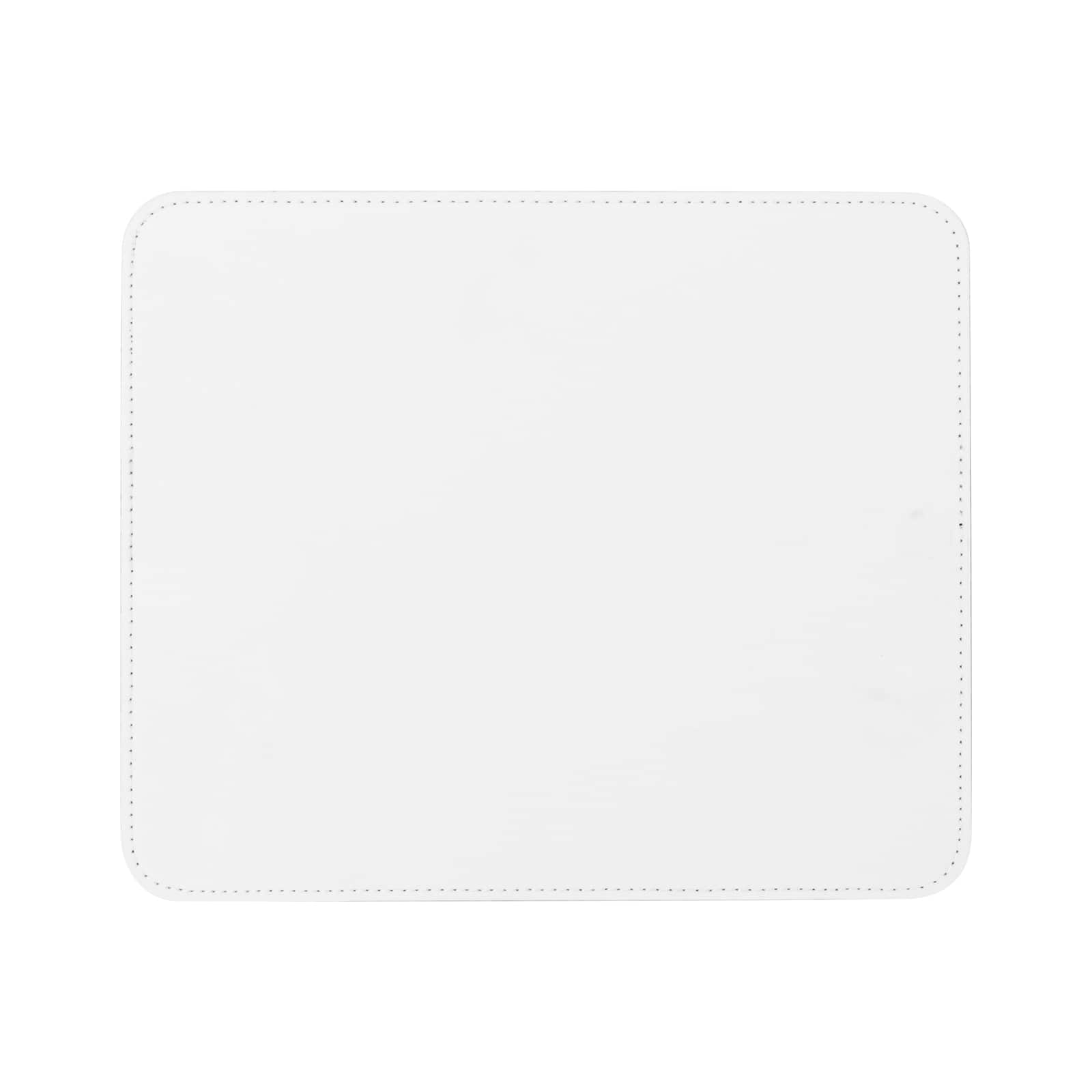 Craft Express White Sublimatable Vegan Leather Placemats, 4ct.