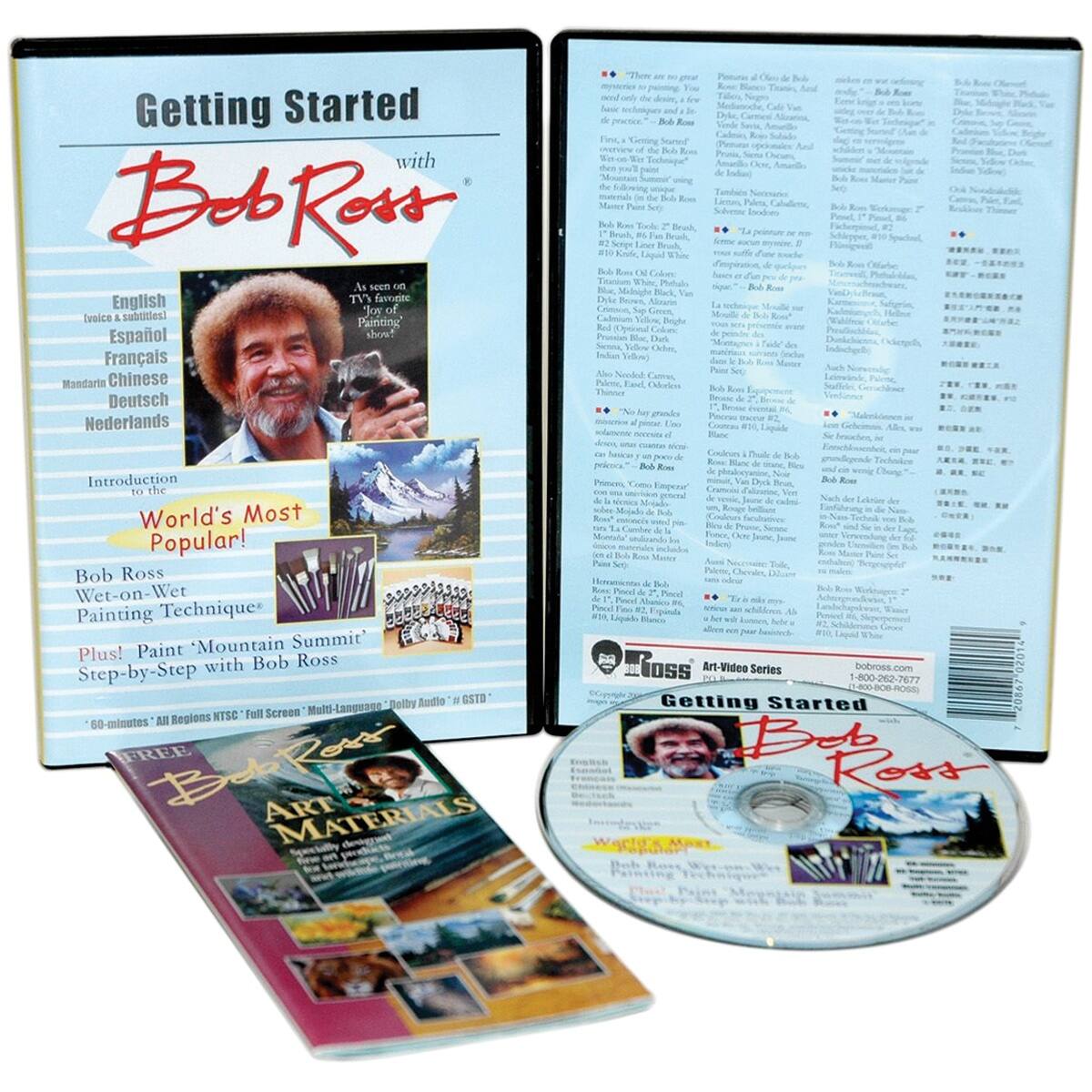 Getting Started with Bob Ross® Oil Painting DVD