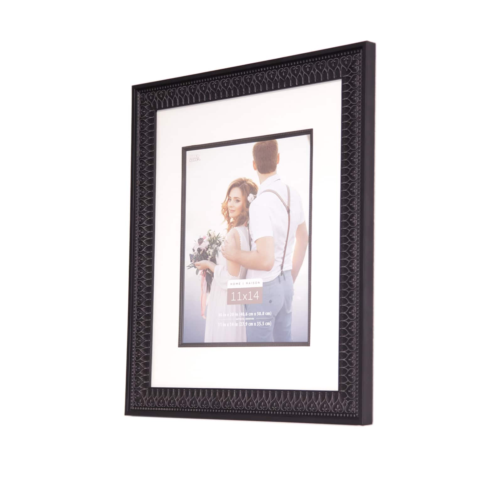 6 Pack: Black Hearts 11&#x22; x 14&#x22; Frame with Mat, Home by Studio D&#xE9;cor&#xAE;