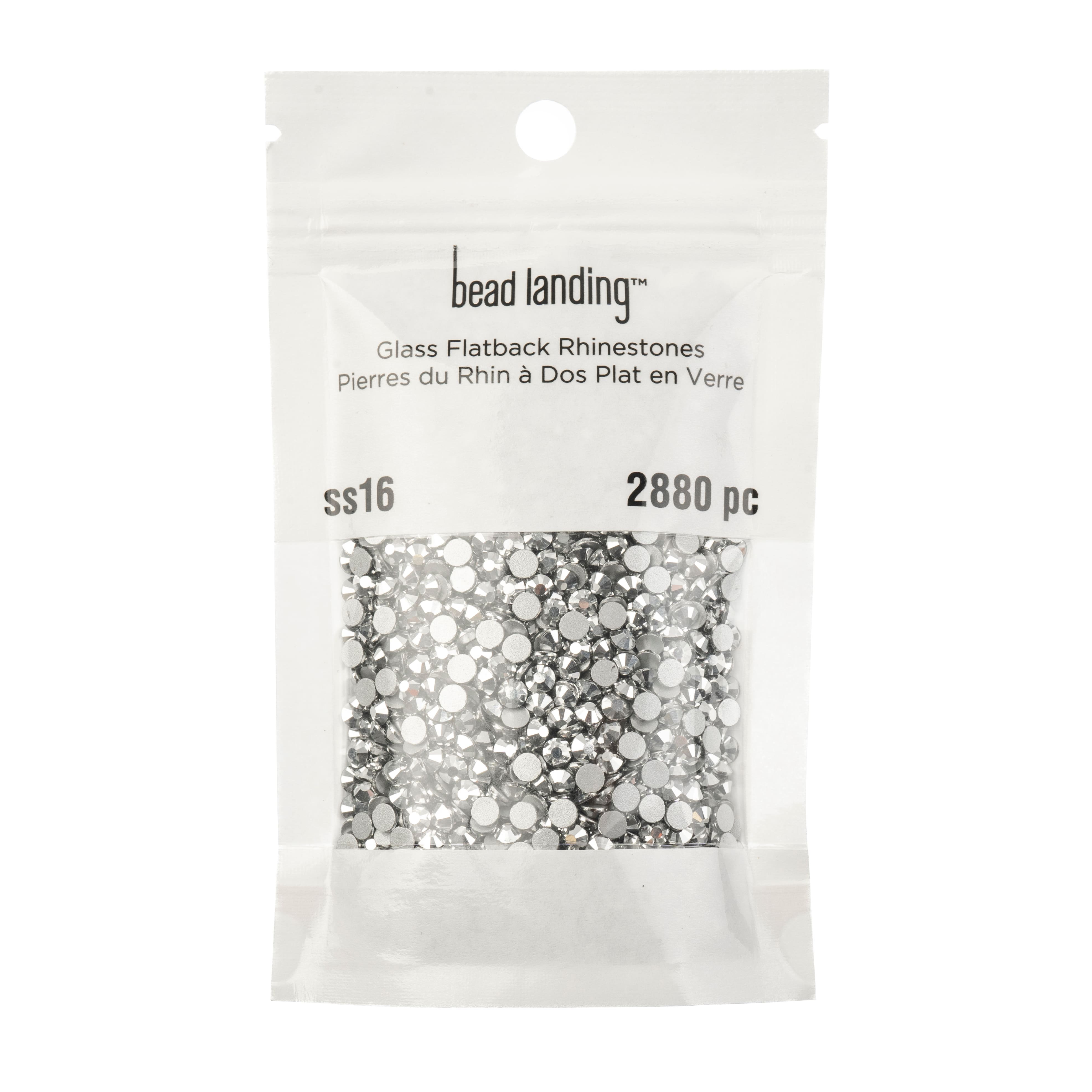 12 Pack: SS16 Glass Flatback Rhinestones by Bead Landing™