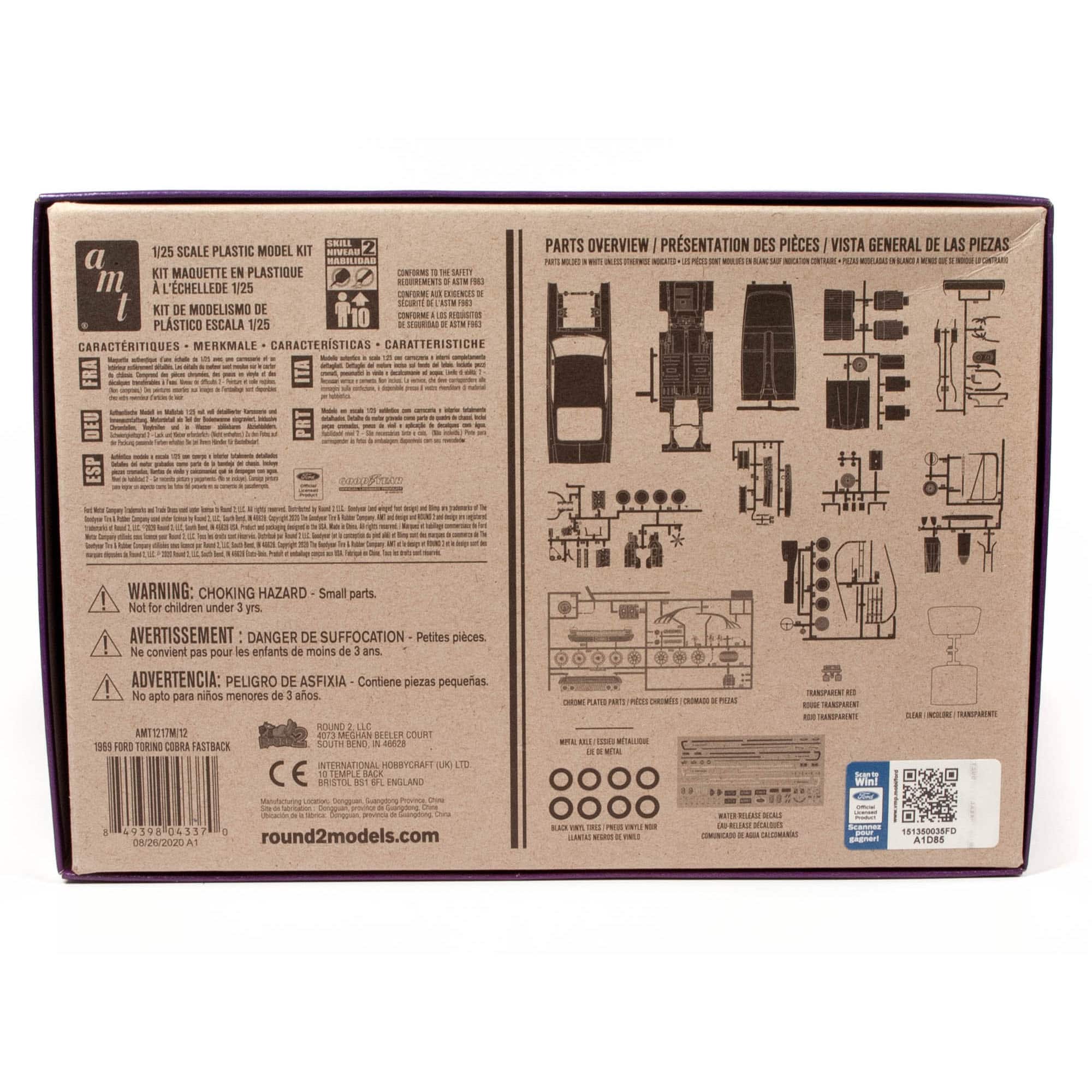 AMT® 1969 Ford Torino Cobra Fastback Model Kit