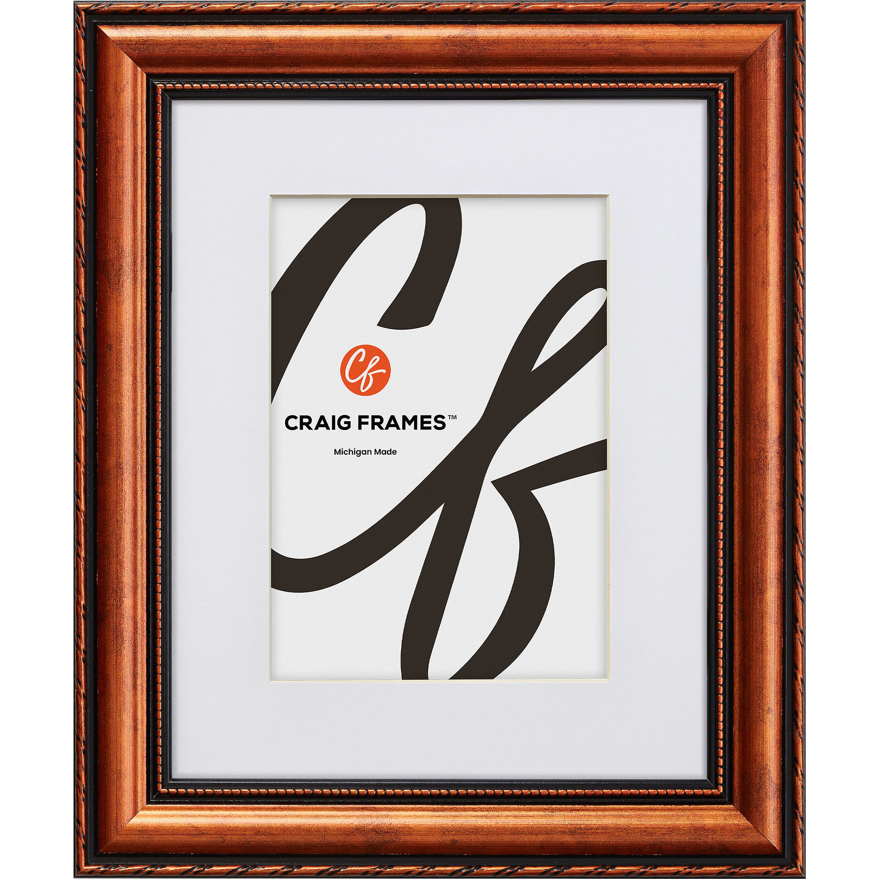 4 Pack Craig Frames Victoria Copper Picture Frame with Mat