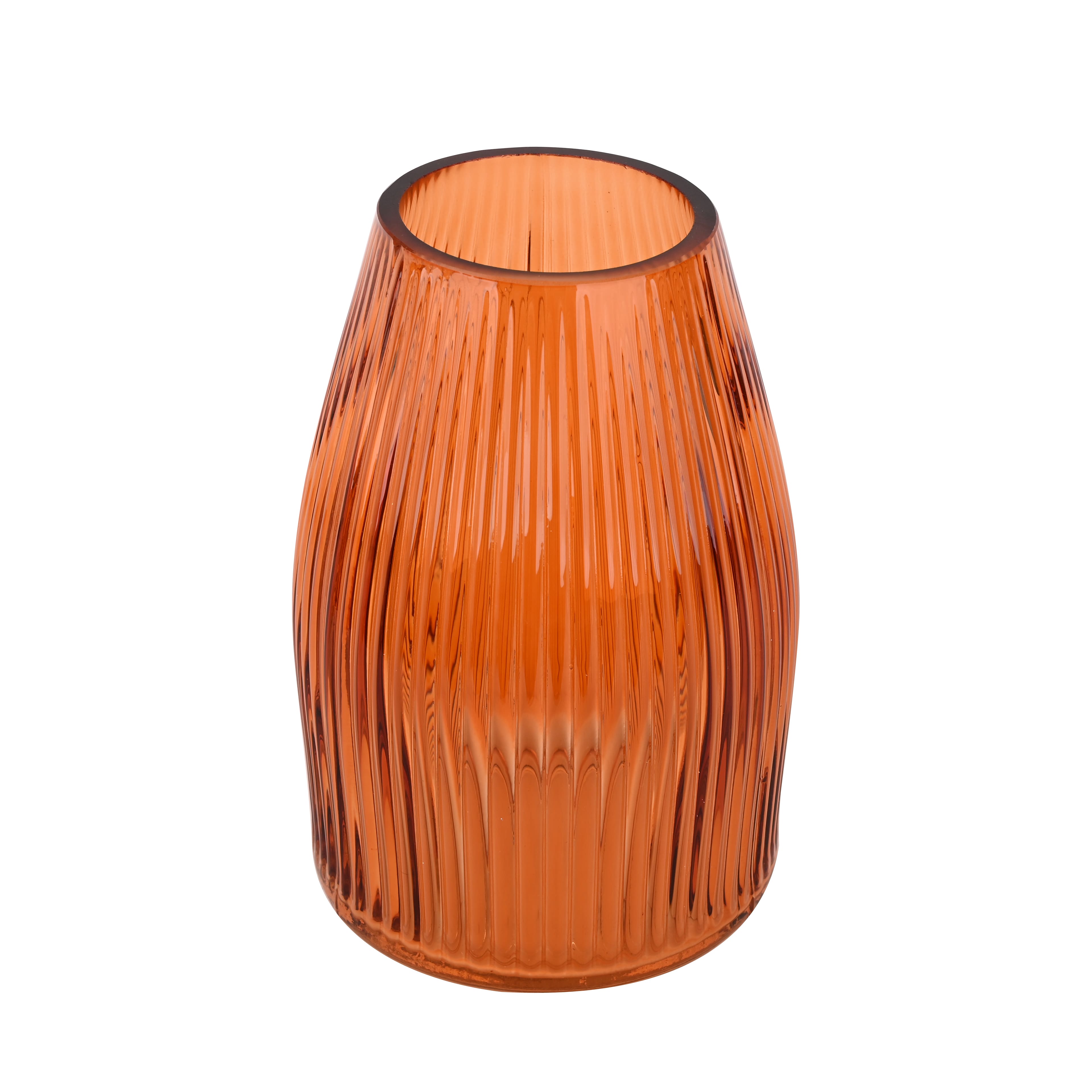 7&#x22; Ribbed Glass Vase by Ashland&#xAE;