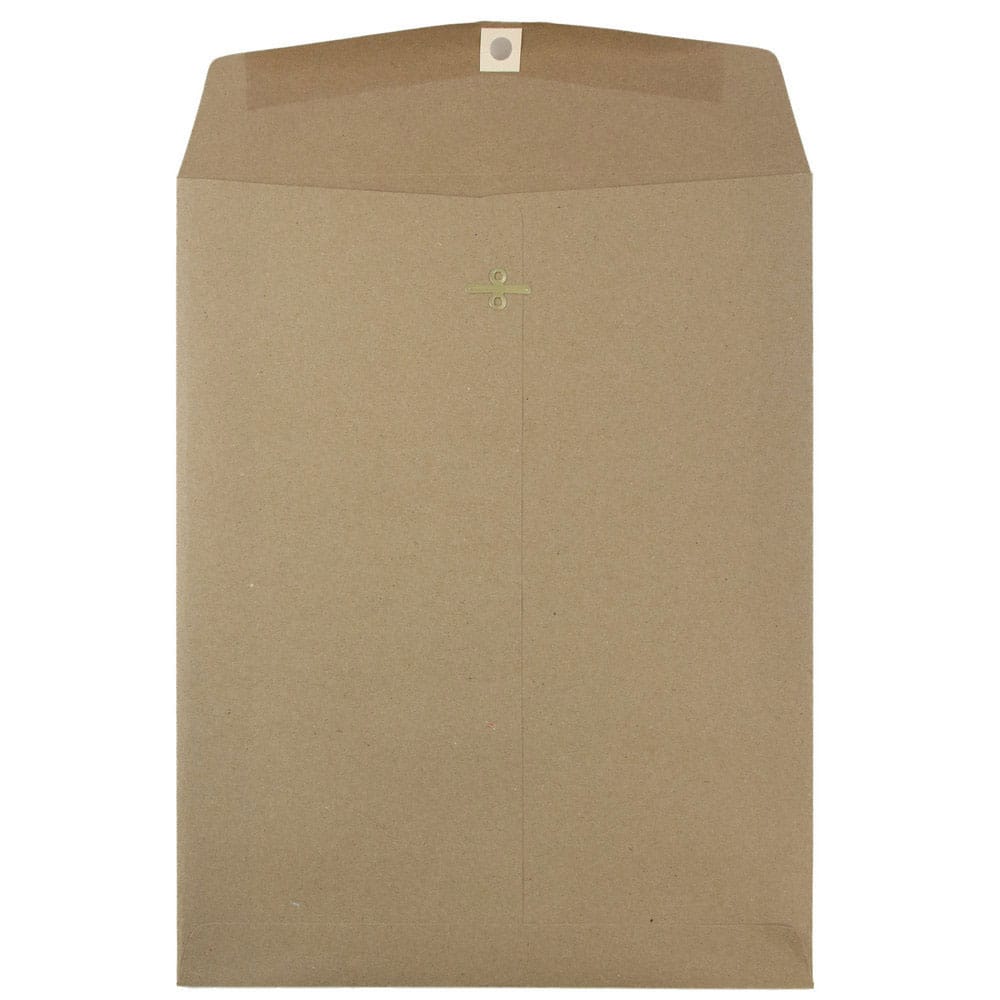 JAM Paper 10&#x22; x 13&#x22; Brown Kraft Catalog Envelopes