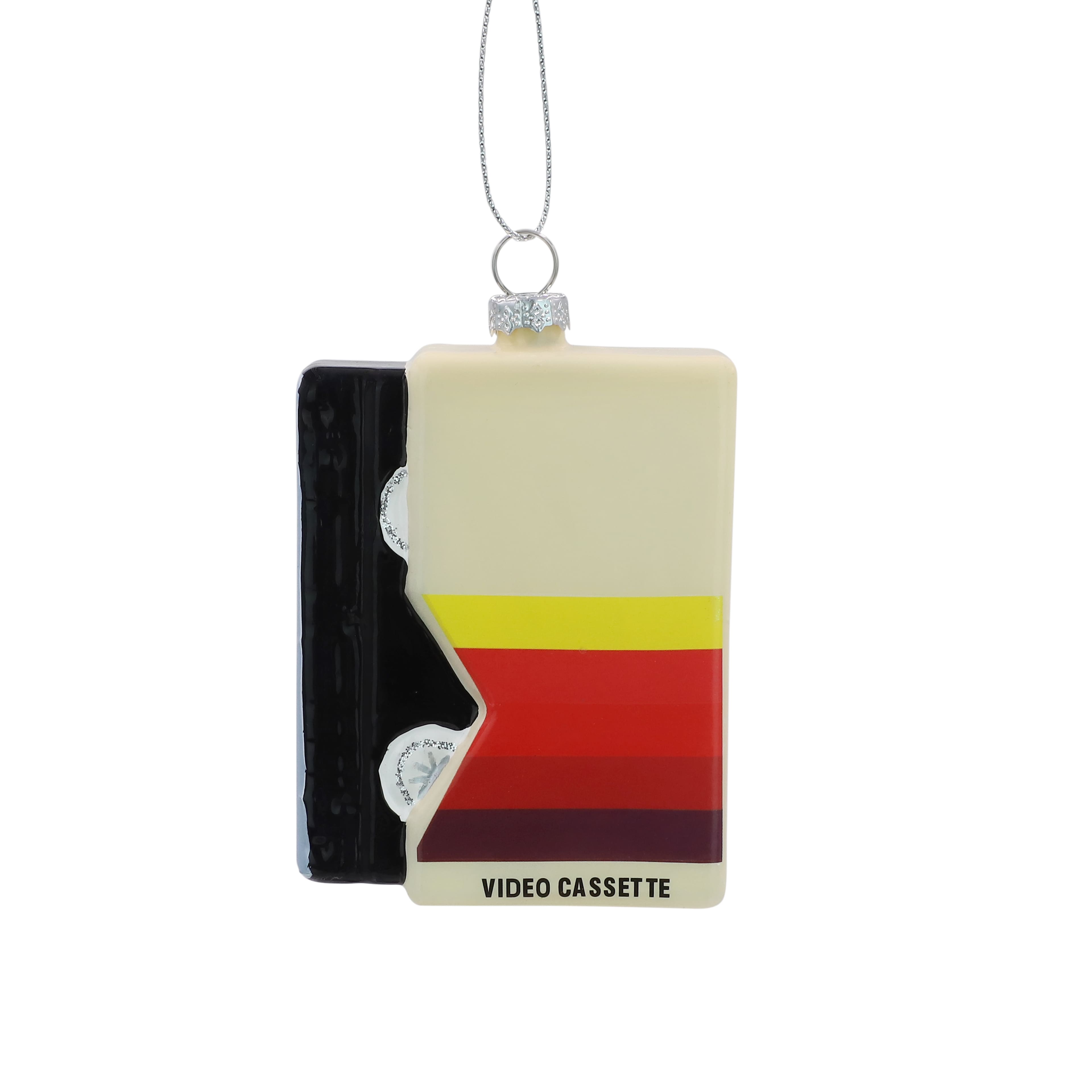 4.25&#x22; Christmas Movies VHS Tape Glass Ornament by Ashland&#xAE;