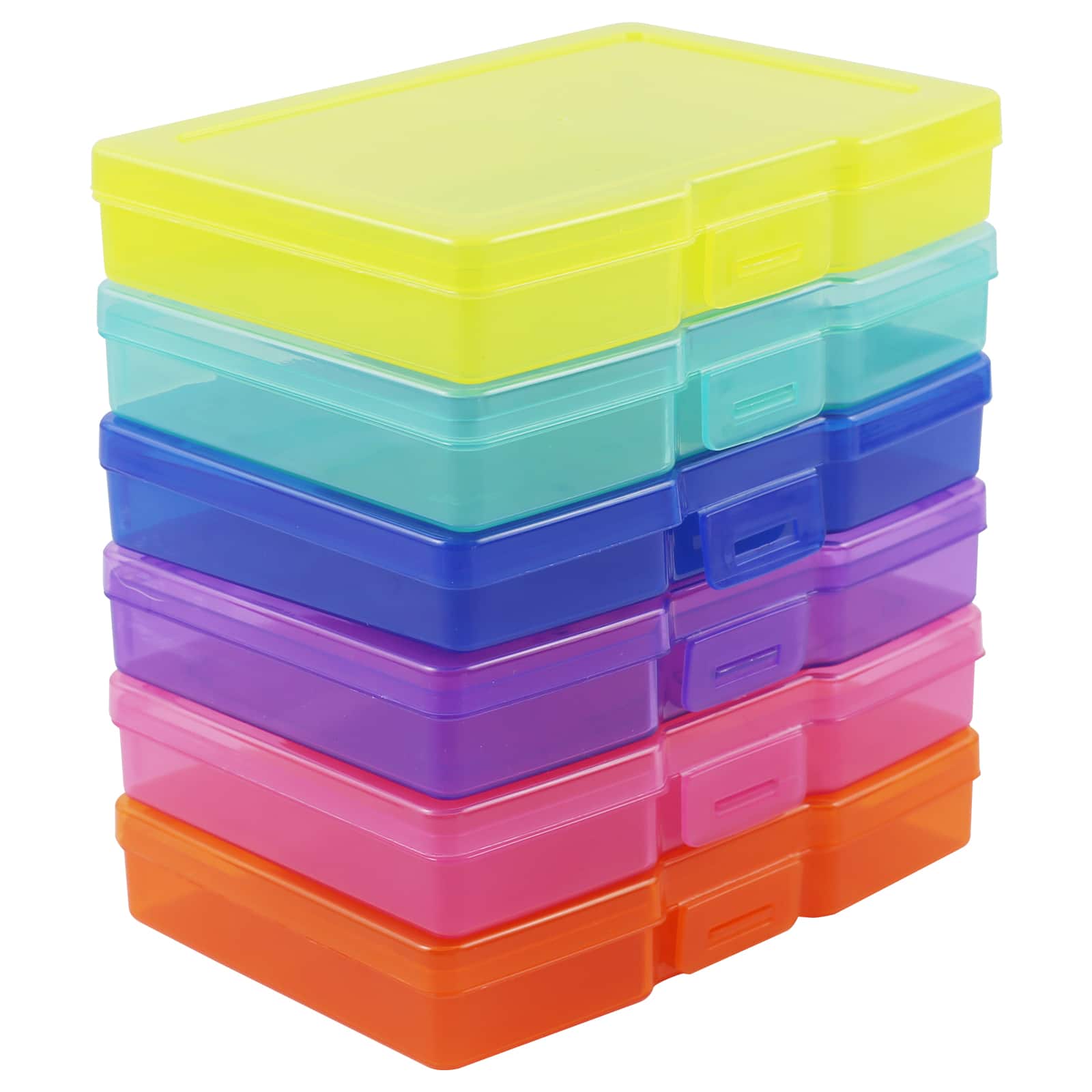 4 X 6 Plastic Rainbow Photo Storage Boxes By Simply Tidy | Michaels