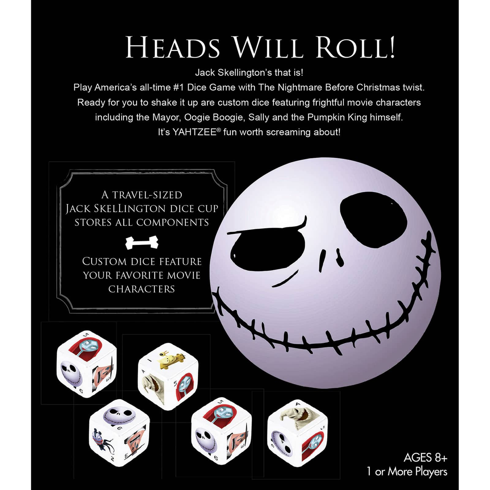 USAopoly YAHTZEE&#xAE;: The Nightmare Before Christmas