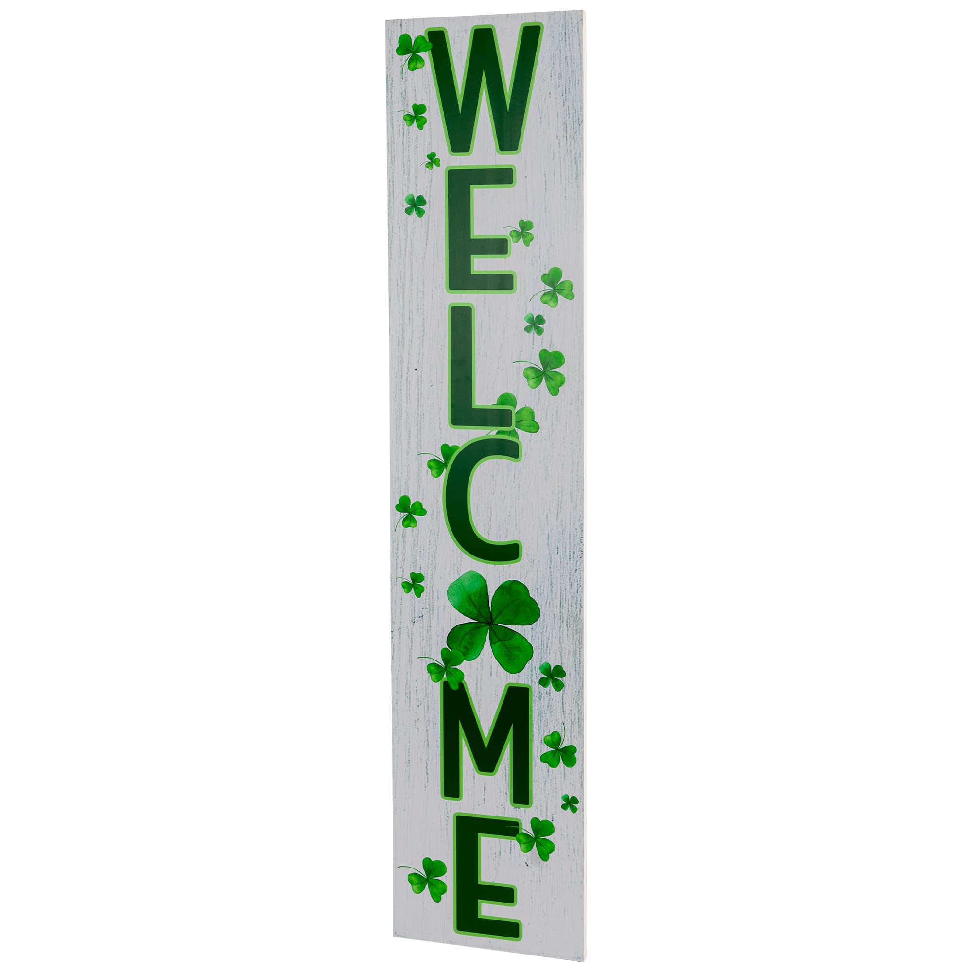 35.75" Shamrocks Welcome Wall Sign