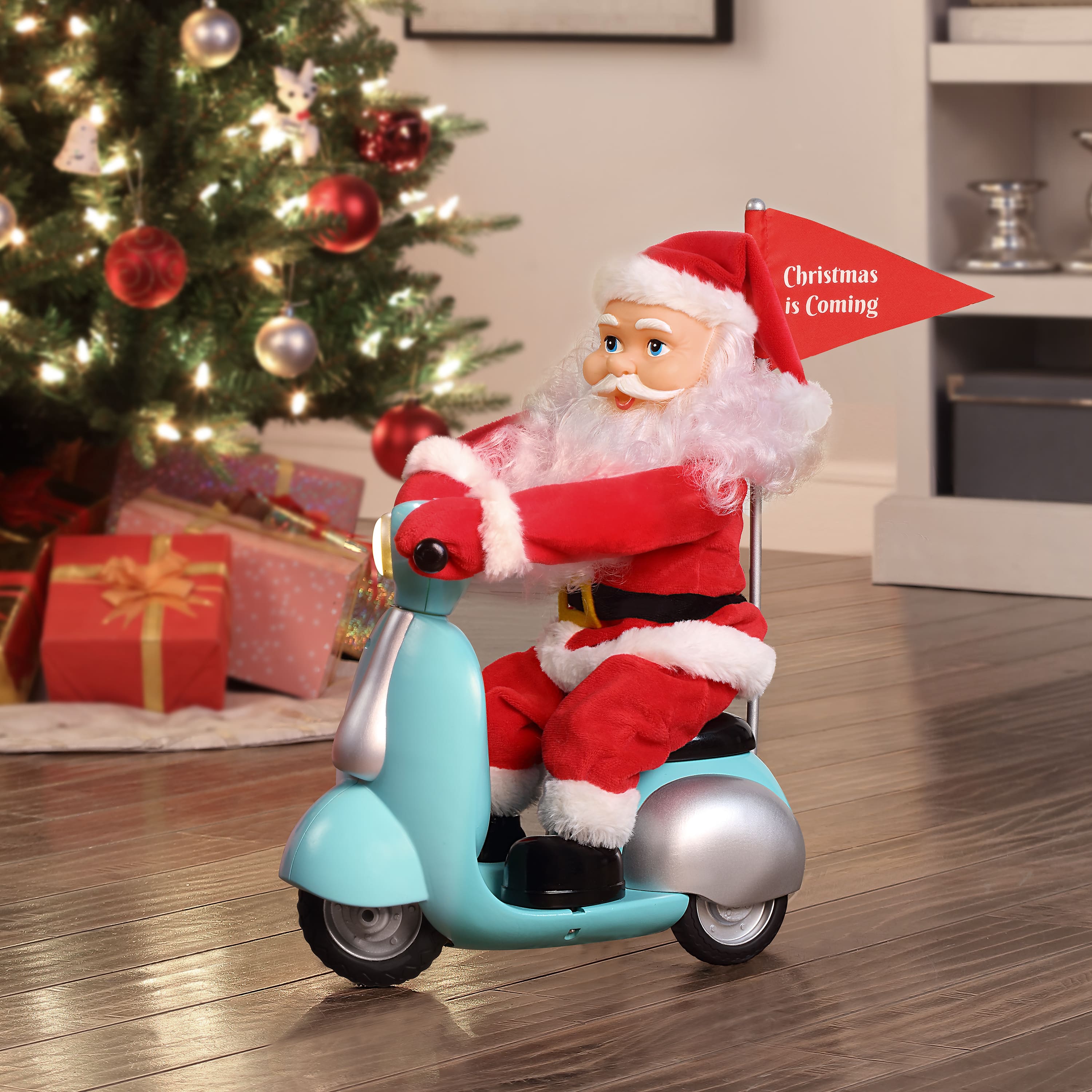 14.5&#x22; Scootin&#x27; Santa