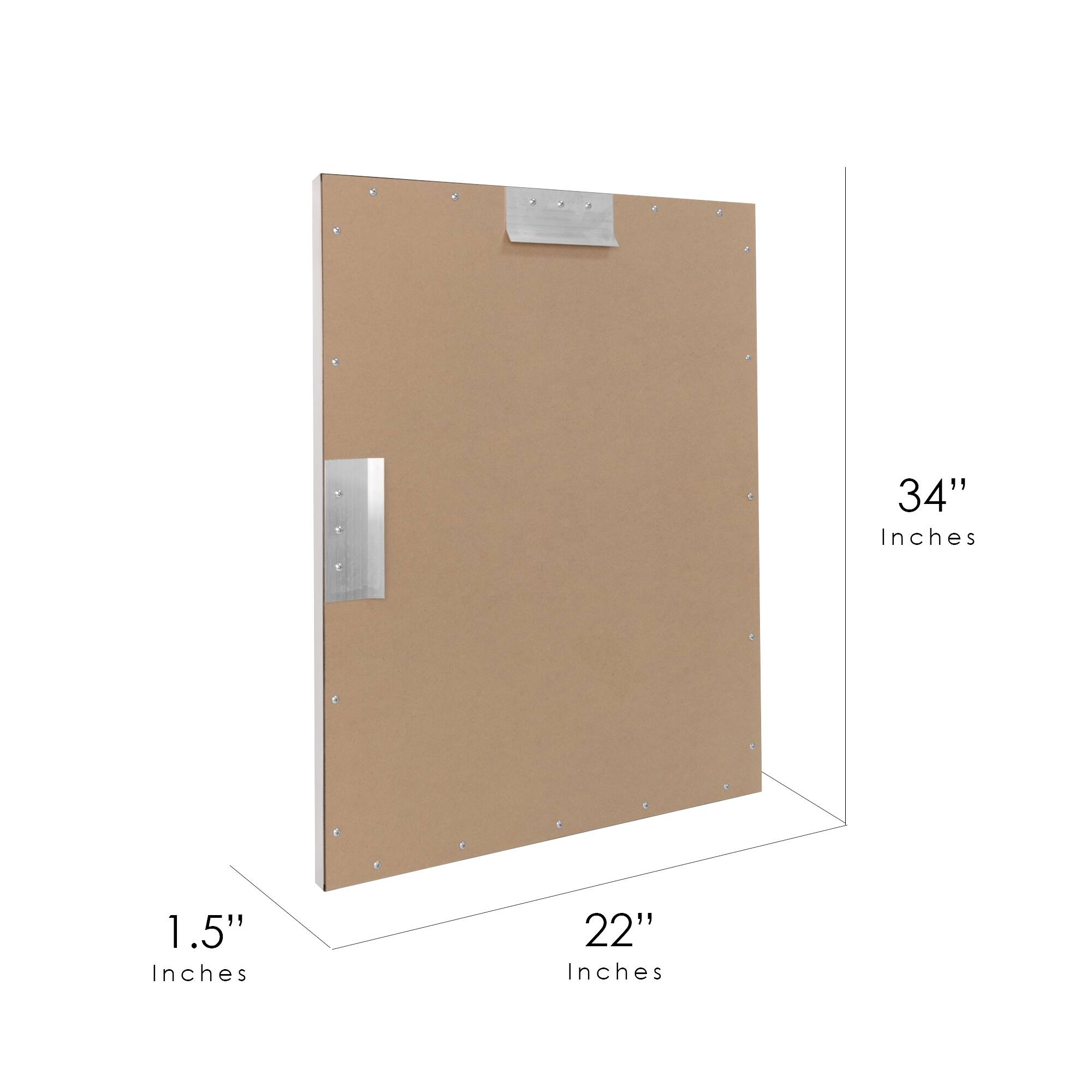 Head West&#xAE; Glossy Chrome Float Rectangular Wall Mirror