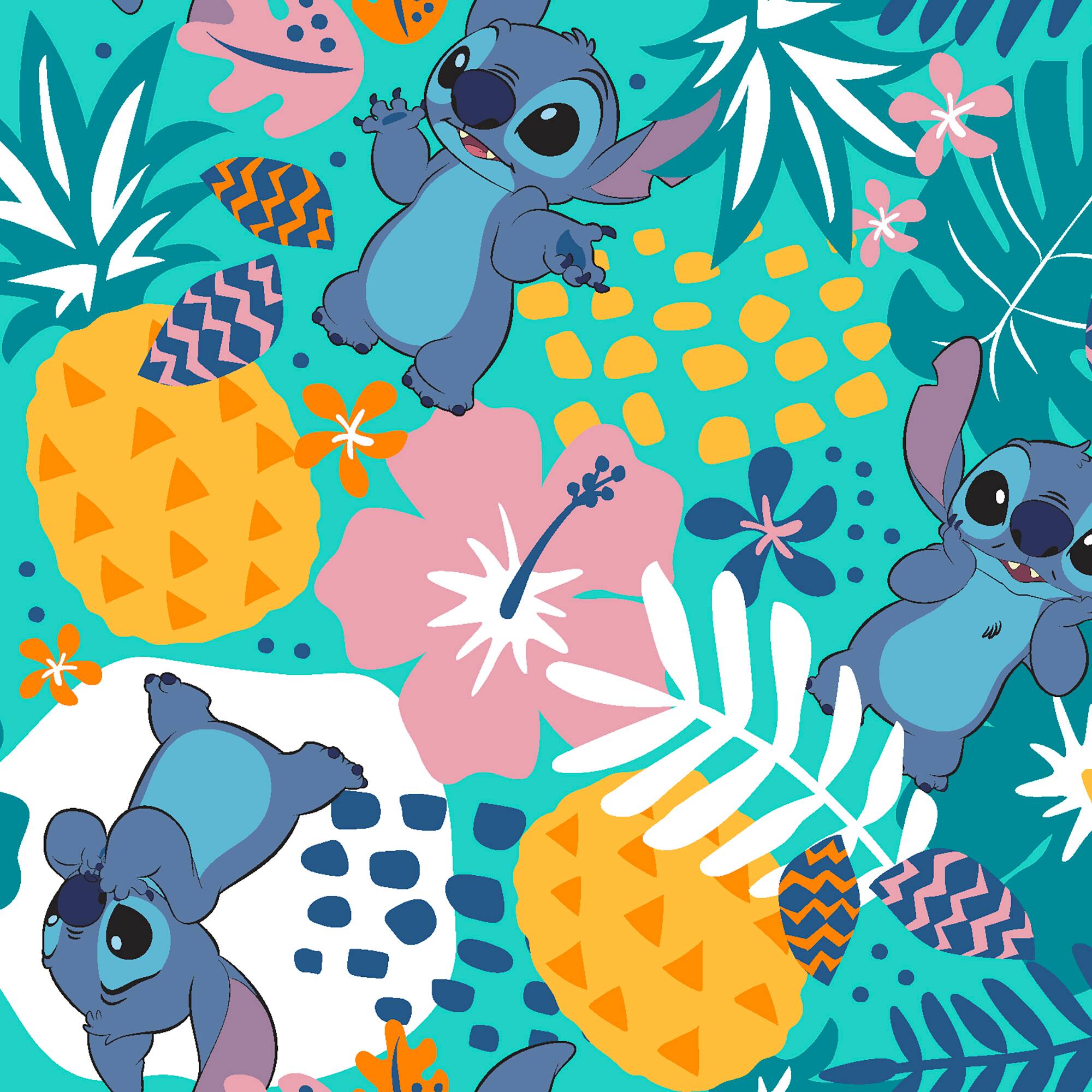 Springs Creative Disney® Stitch in the Jungle Cotton Fabric