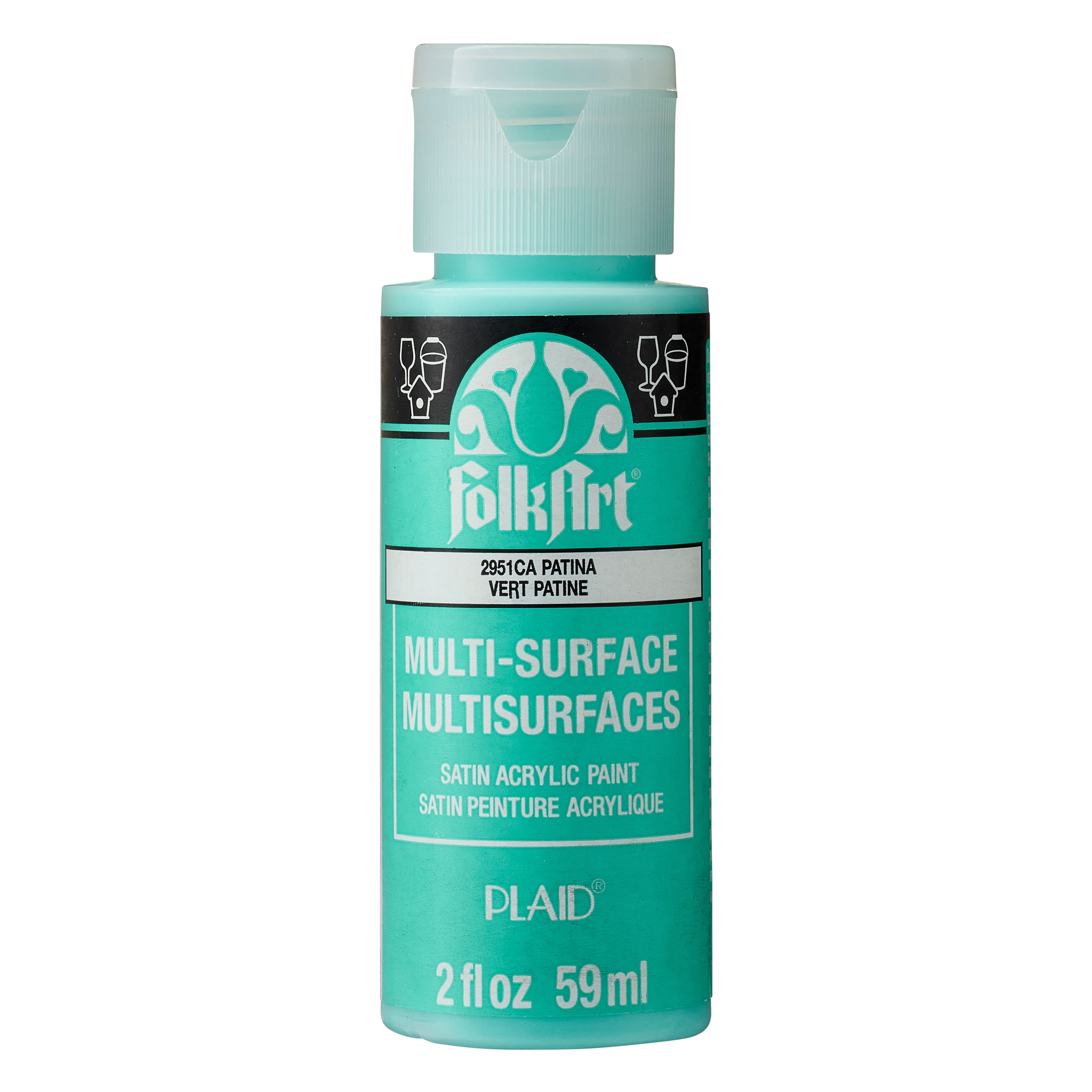 FolkArt&#xAE; Multi-Surface Satin Acrylic Paint, 2oz.