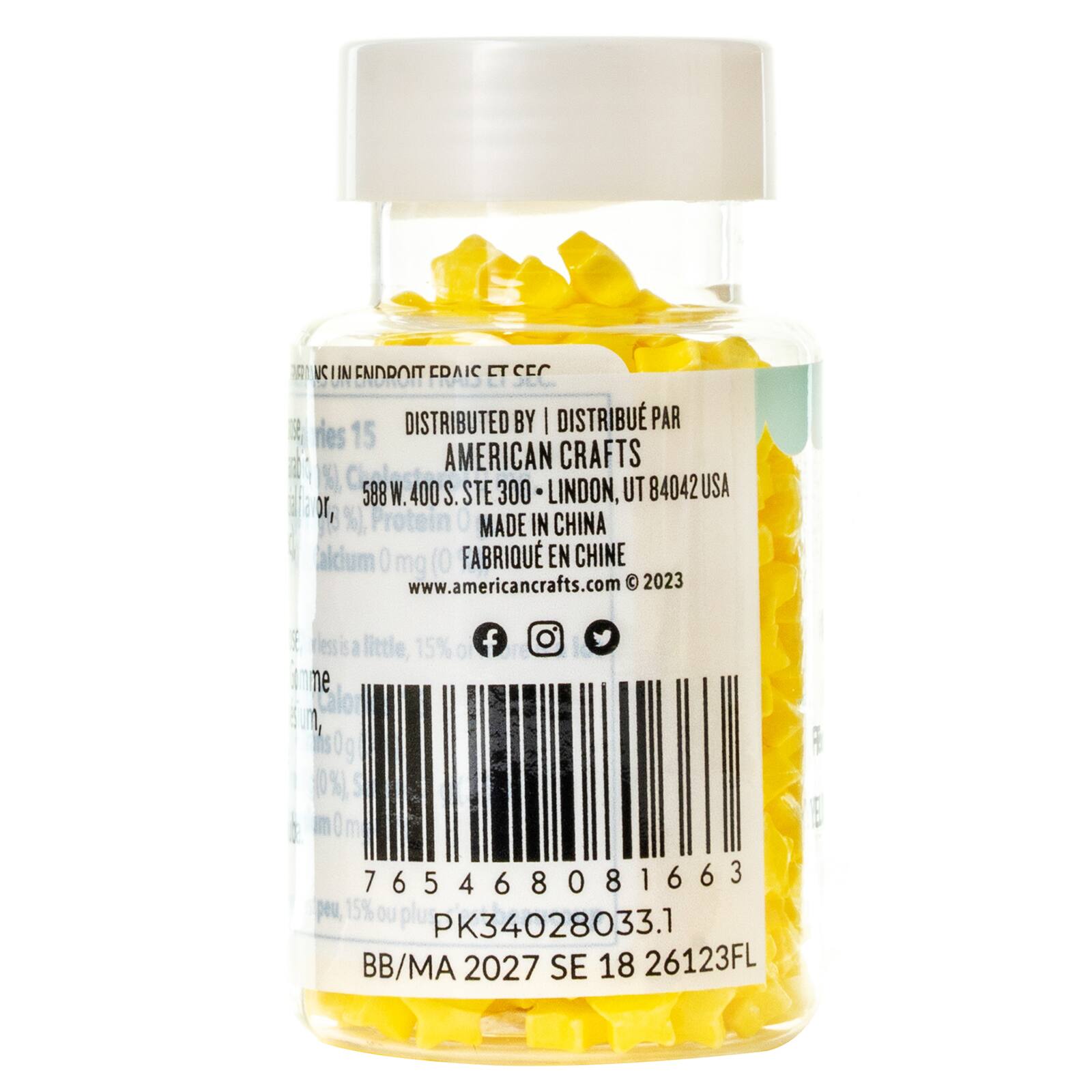 Bonbons en forme d&#x2019;&#xE9;toiles jaunes de Sweet Tooth Fairy