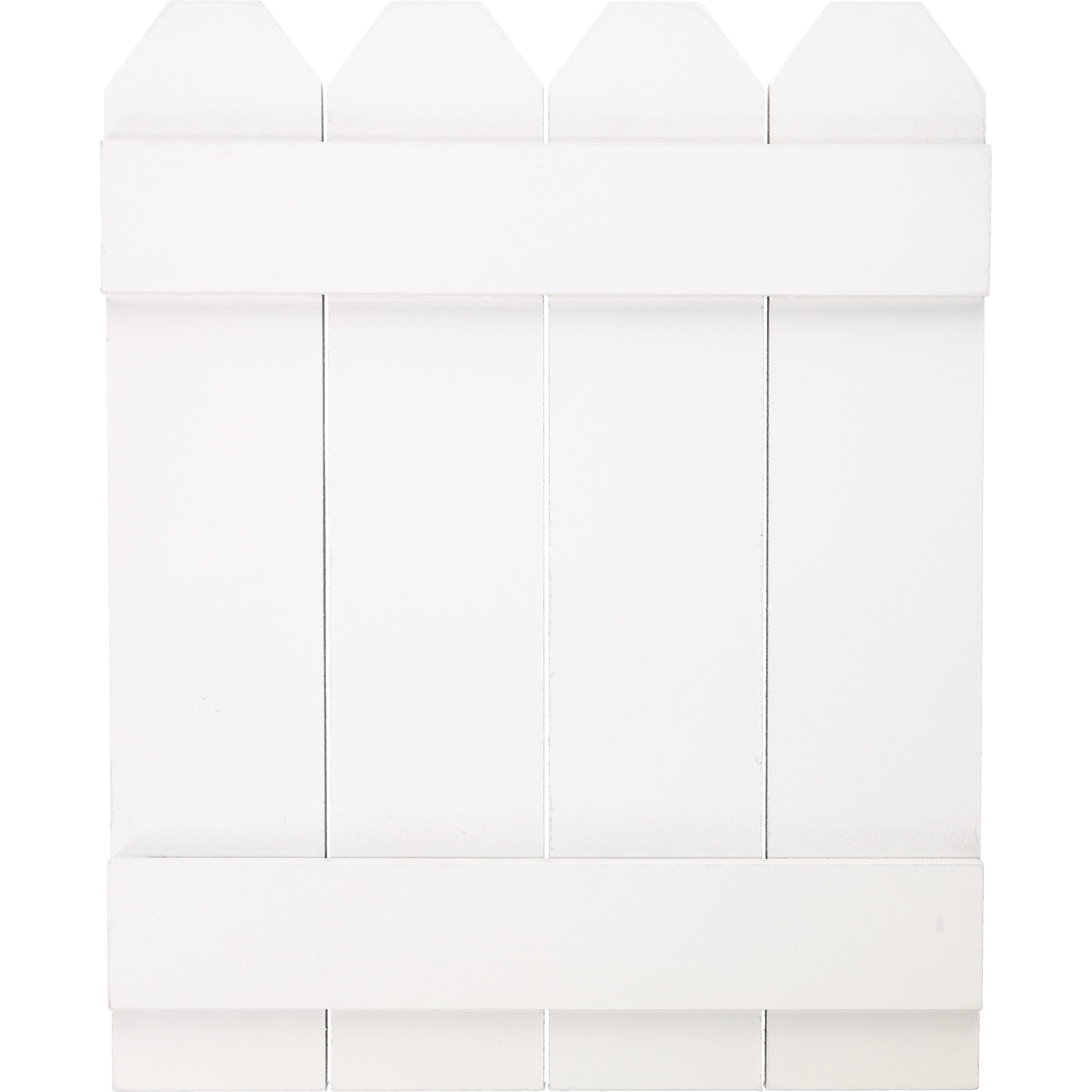 Hampton Art&#x2122; 12&#x22; x 15&#x22; White Wood Fence Sign