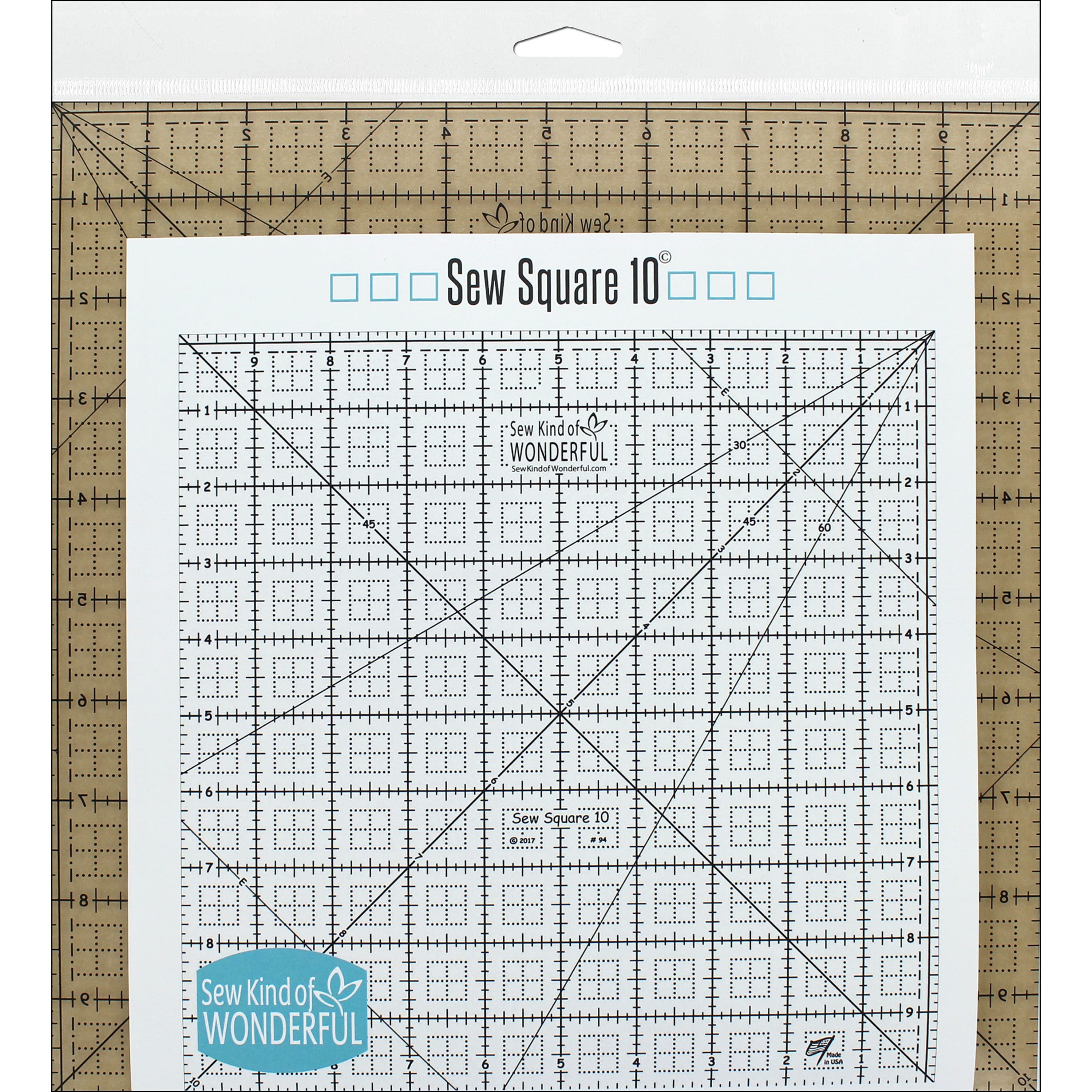 Sew Kind Of Wonderful Sew Square 10 Ruler