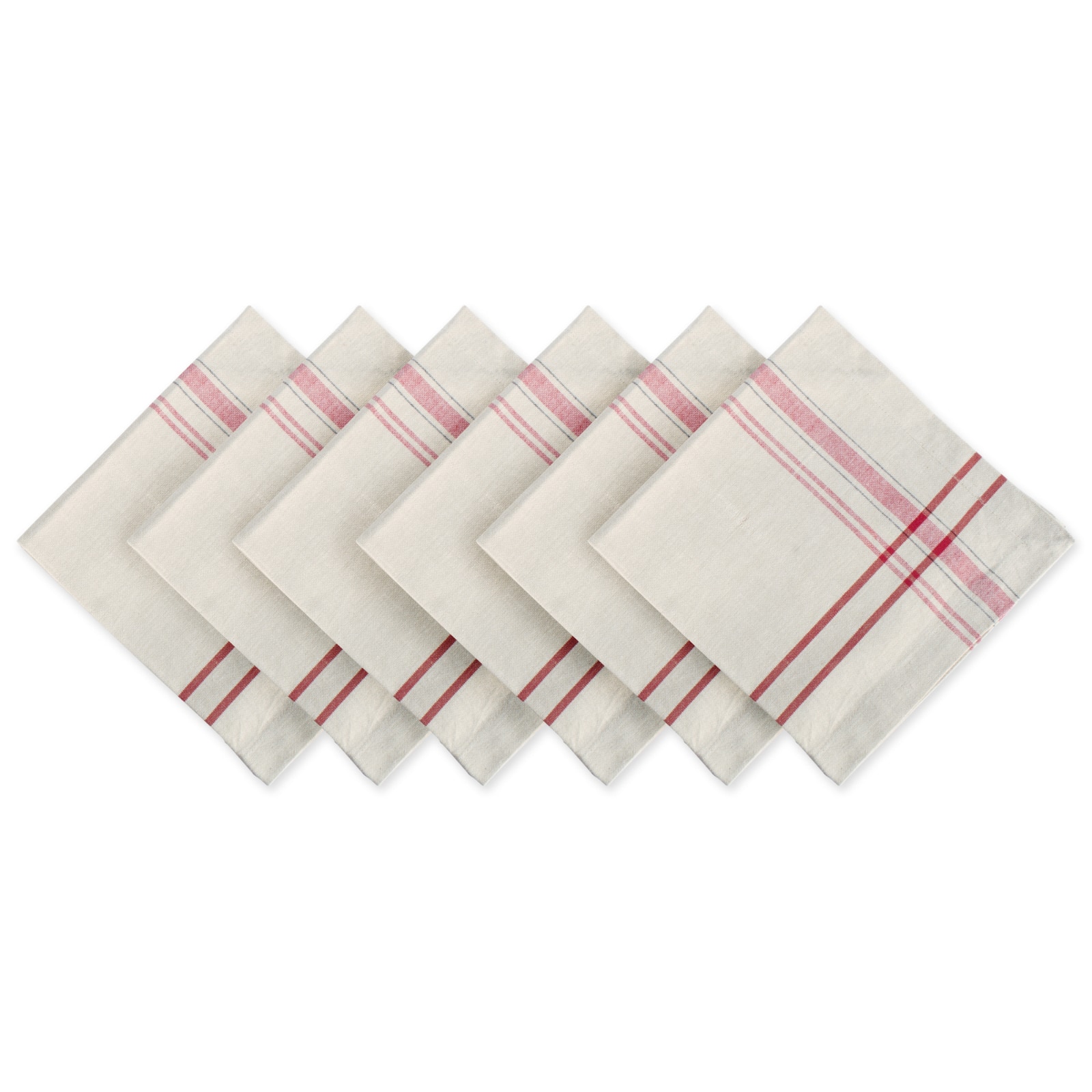 DII&#xAE; French Stripe Cloth Dinner Napkins, 6ct.