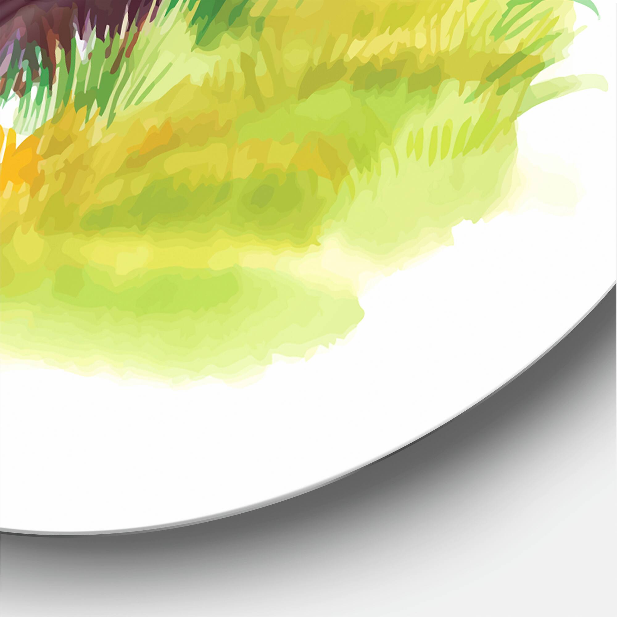 Designart - Rural Green Landscape With Boat