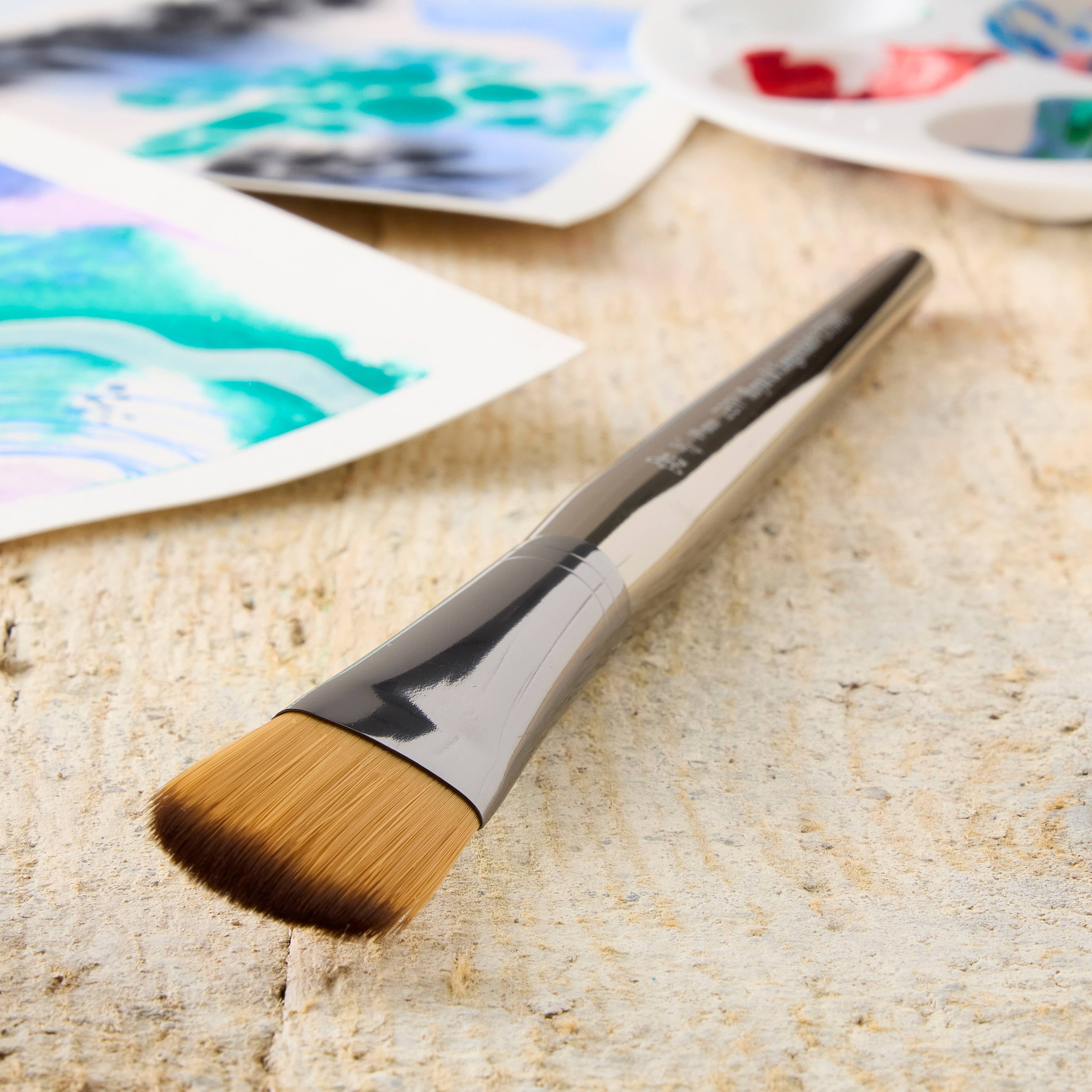 12 Pack: Zen™ Series 73 Short Handle Oval Wash Brush