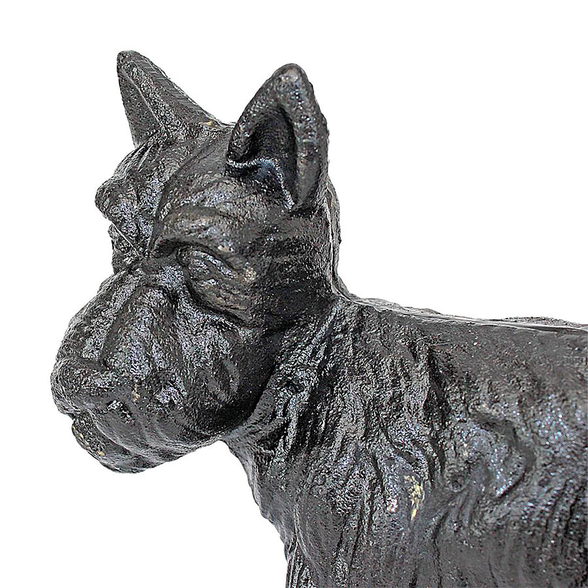 Design Toscano 6&#x22; Naughty Peeing Scotty Dog Cast Iron Sculptural Bookends, 2ct.