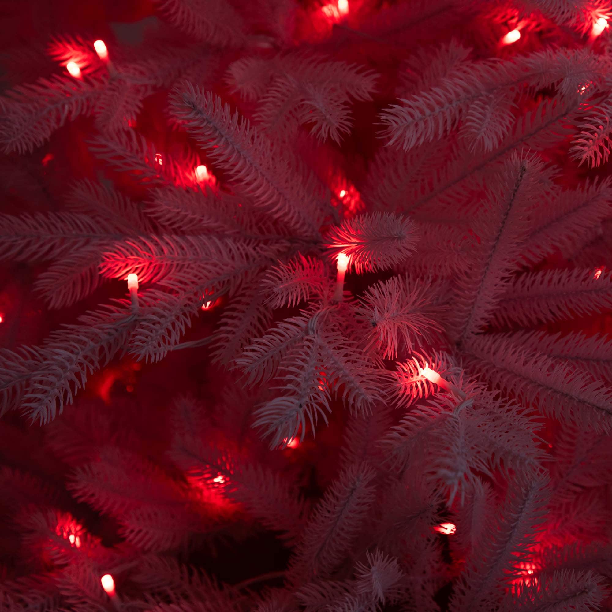 7ft. Pre-Lit California Spruce Artificial Christmas Tree, Color Changing LED Lights