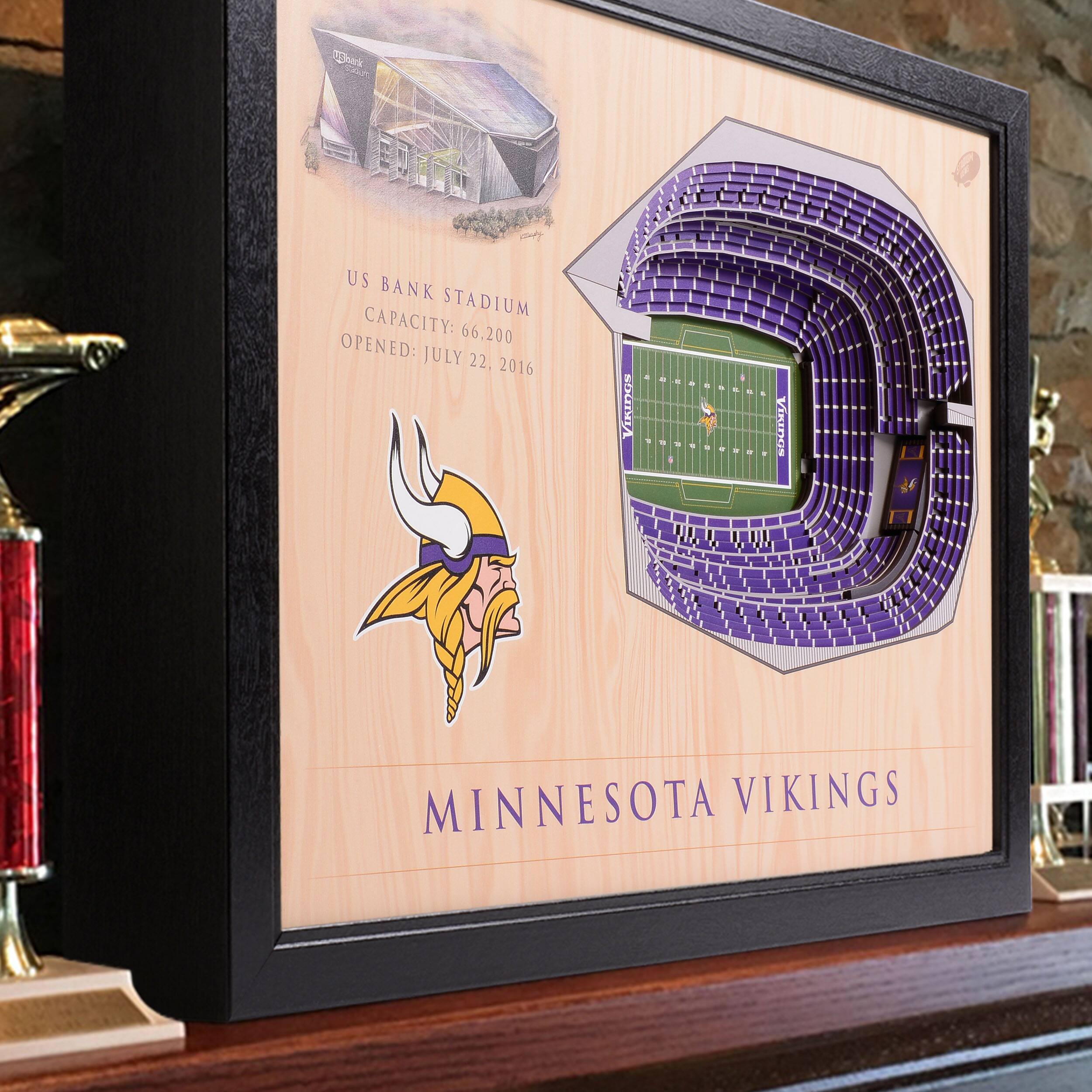 NFL 25 Layer StadiumView Wall Art