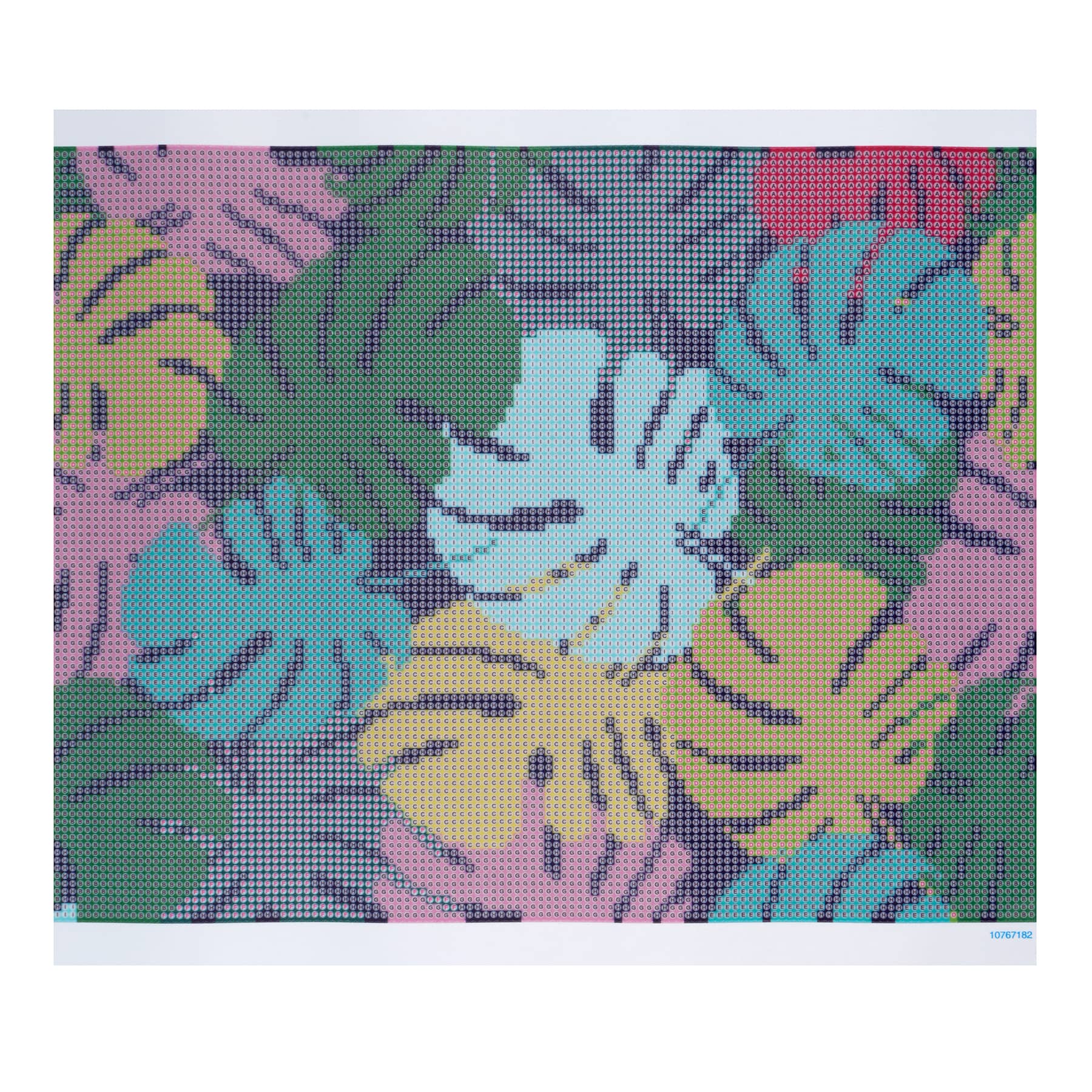 Colourful Palm Leaf Diamond Art Kit with Frame by Make Market&#xAE;