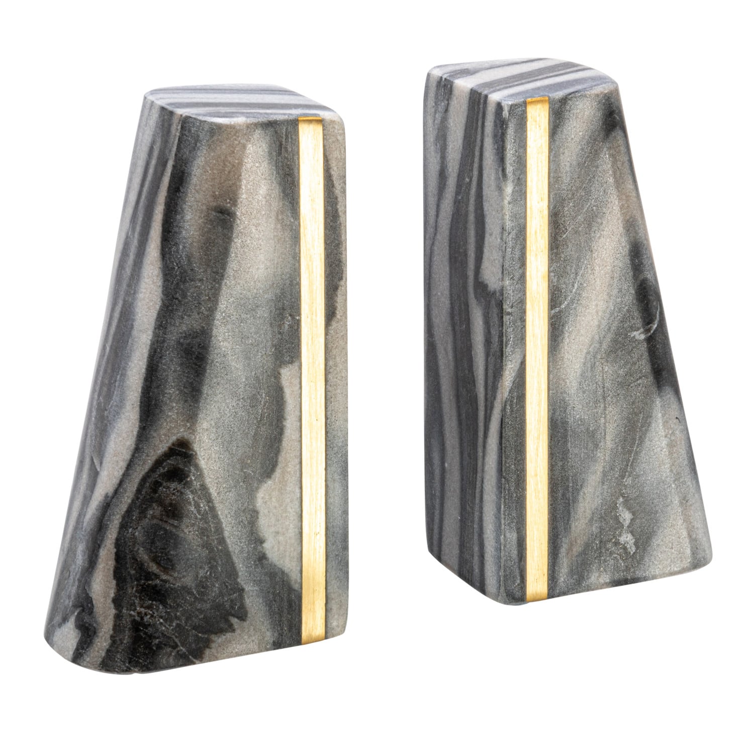 6&#x22; Modern Marble Bookend Set