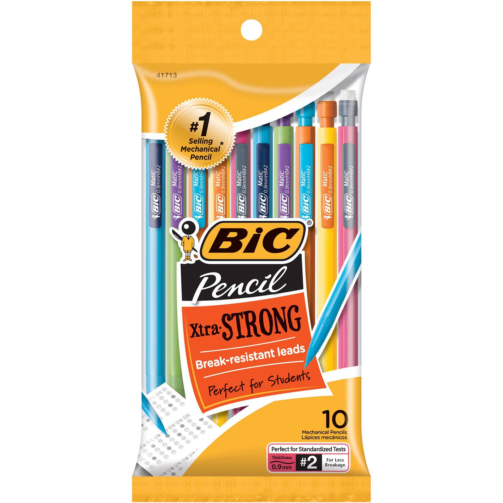 BIC® Mechanical 0.9mm Pencils, 3 Packs of 10